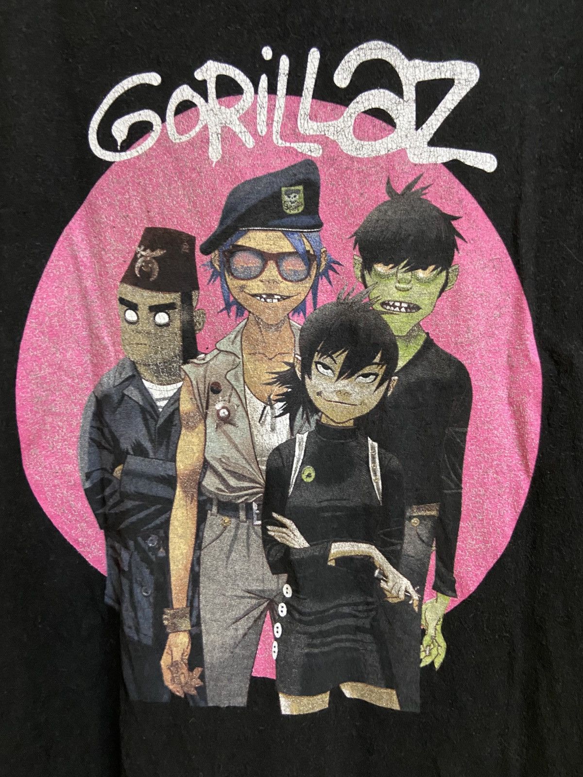 Band Tees × Vintage Vintage Y2k Gorillaz Band Line Up T-Shirt Size US M / EU 48-50 / 2 - 3 Thumbnail