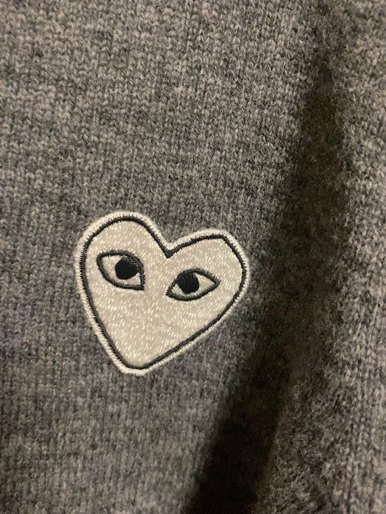 Comme des Garcons Comme Des Garcons White heart pullover sweater Size US S / EU 44-46 / 1 - 2 Thumbnail