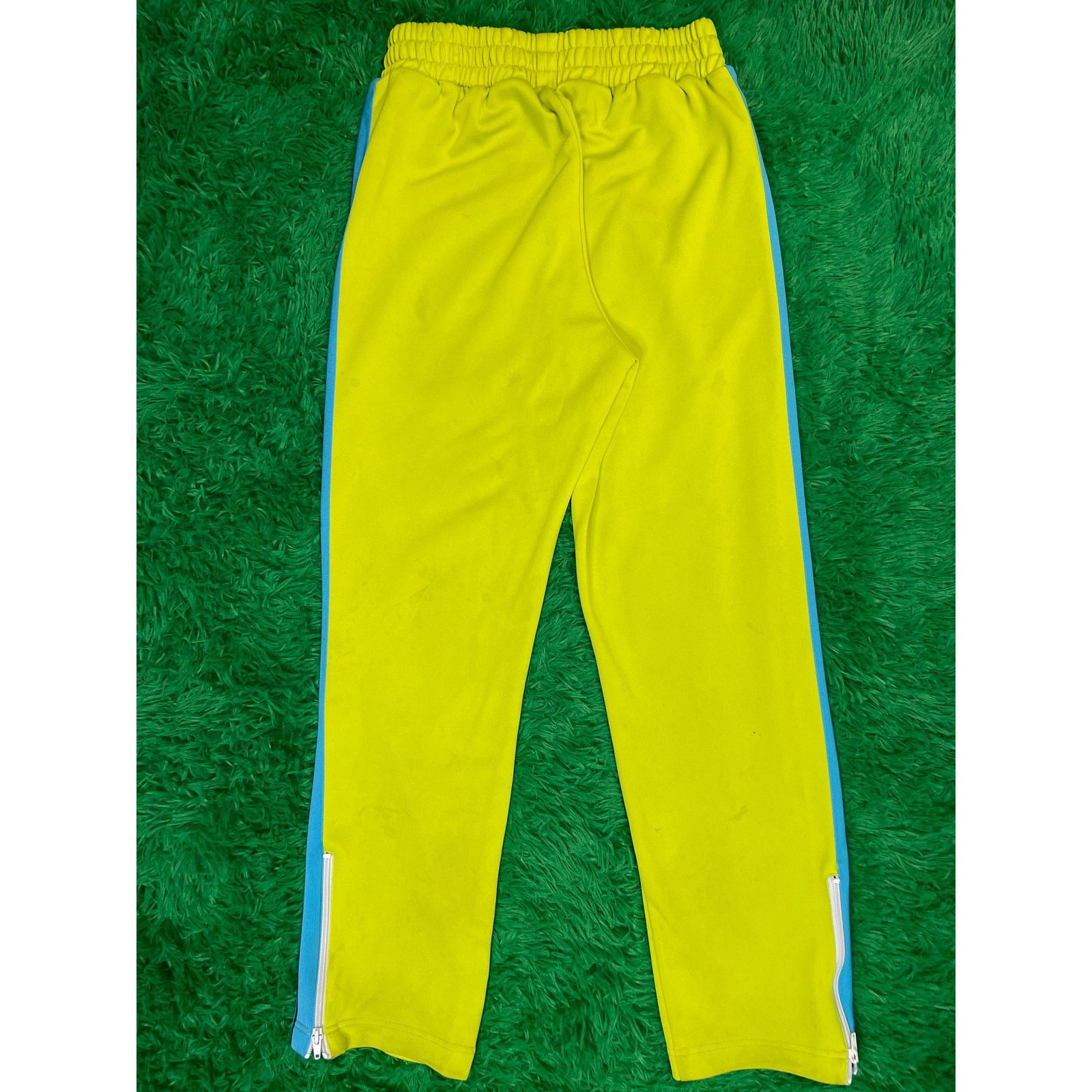 Palm Angels Palm Angels Track Pants Lime Blue Large Used Size US 36 / EU 52 - 2 Thumbnail