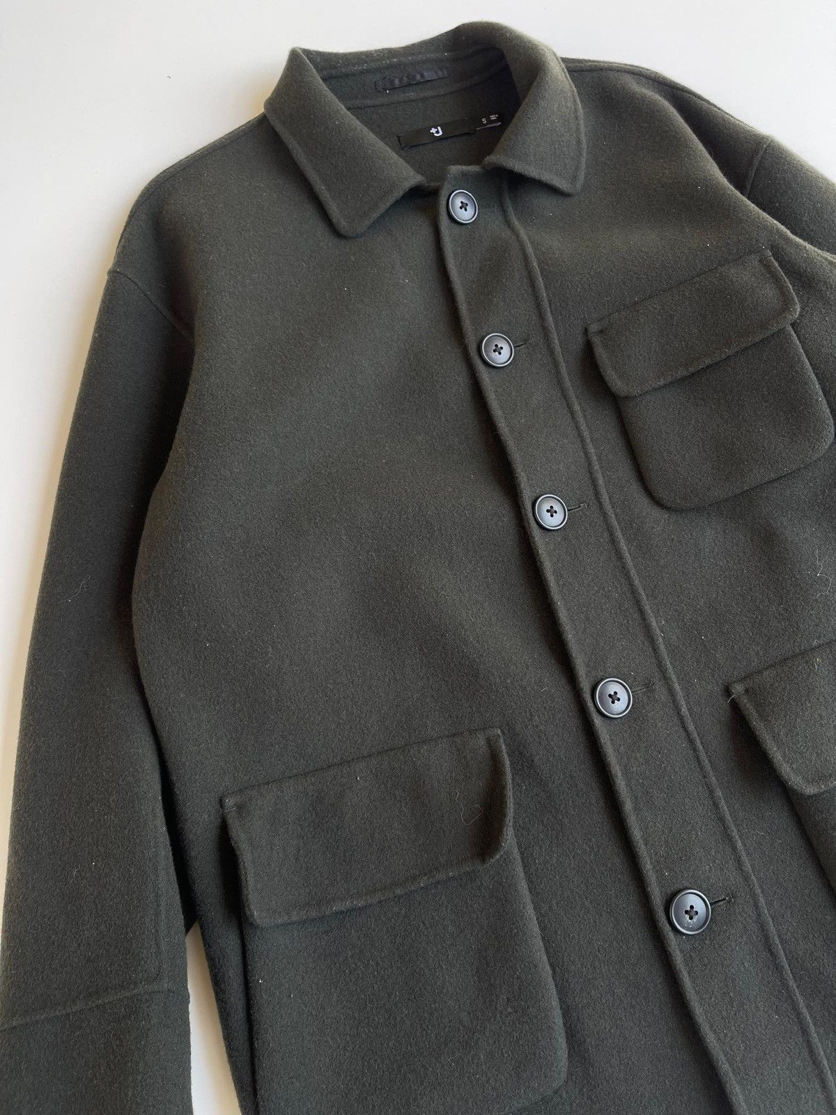 Jil Sander Jil Sander X Uniqlo Wool Coat/Jacket Size US L / EU 52-54 / 3 - 3 Thumbnail