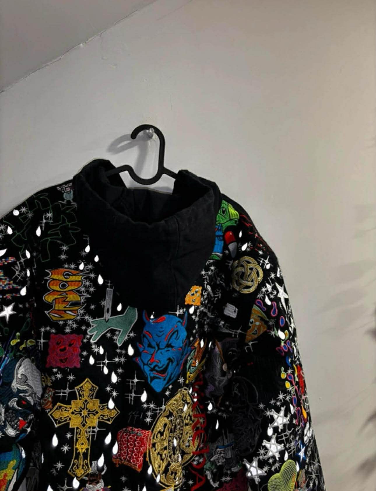 Supreme Supreme AOI Embroidered Hooded Work Jacket (Black) Size US S / EU 44-46 / 1 - 5 Thumbnail
