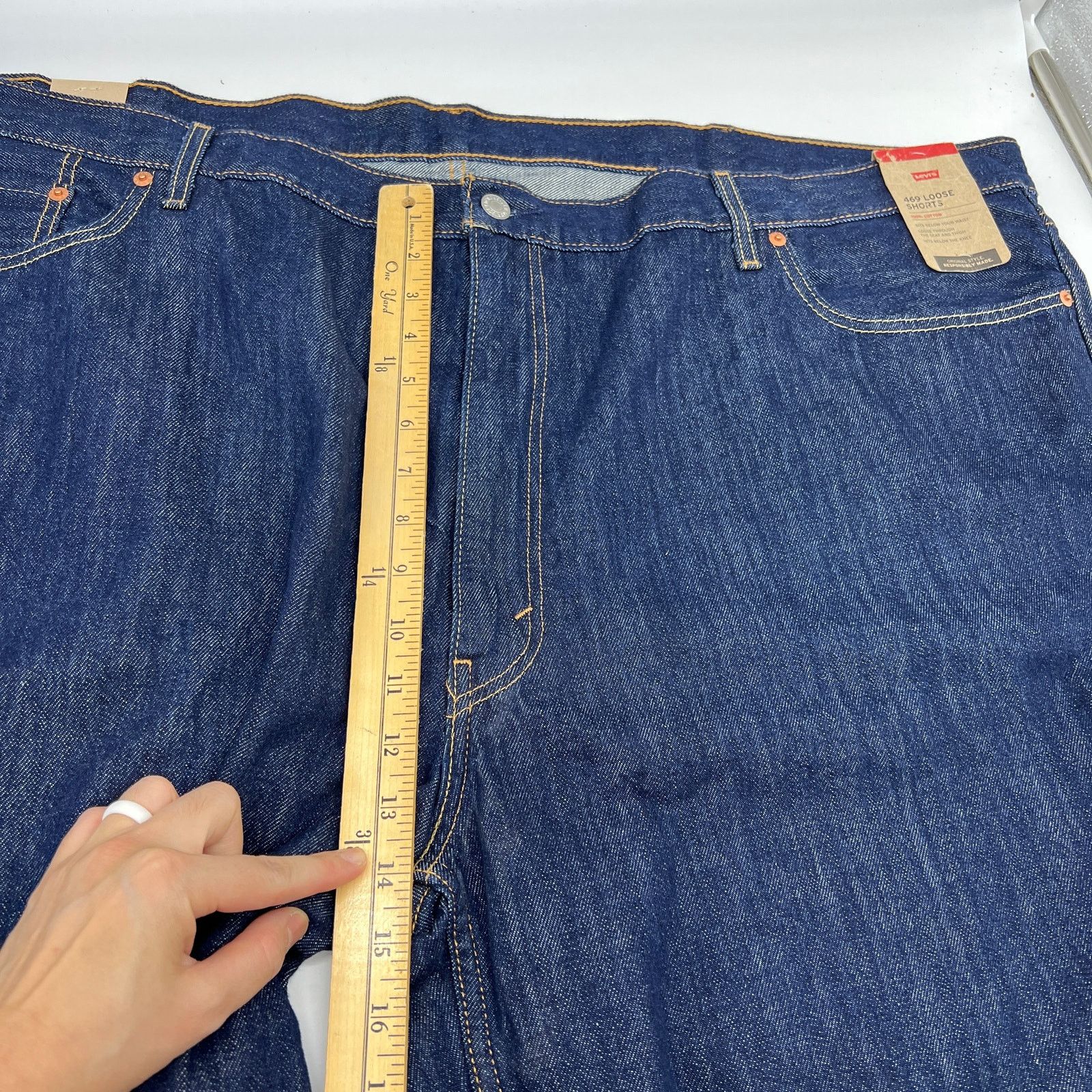 Levi's Levi's Men's 469 Loose Short Blue Jeans Size 52 Size US 36 / EU 52 - 8 Thumbnail