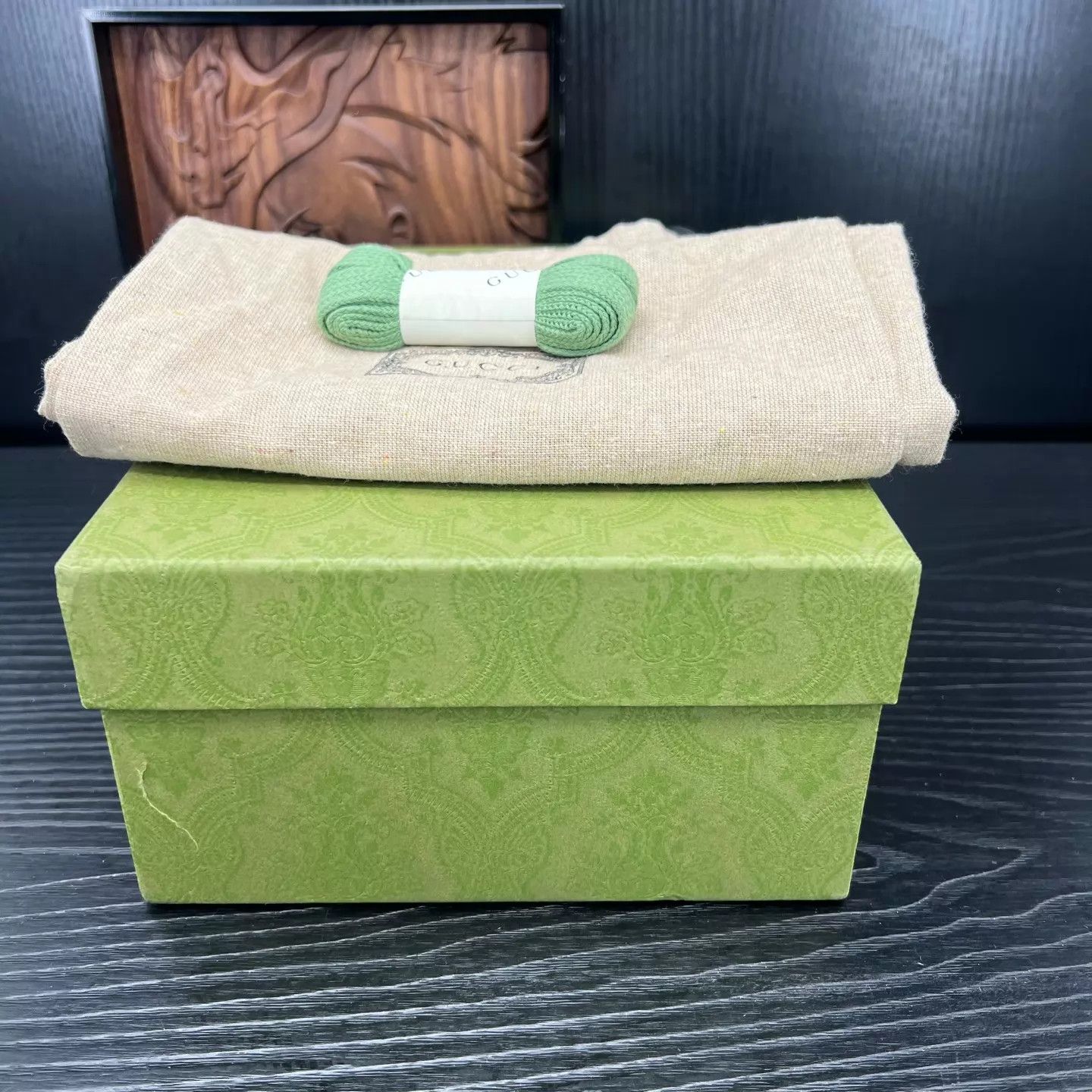 Gucci Women's Gucci Rhyton Gray Green 35.5 Shoes Size US 5 / IT 35 - 9 Thumbnail