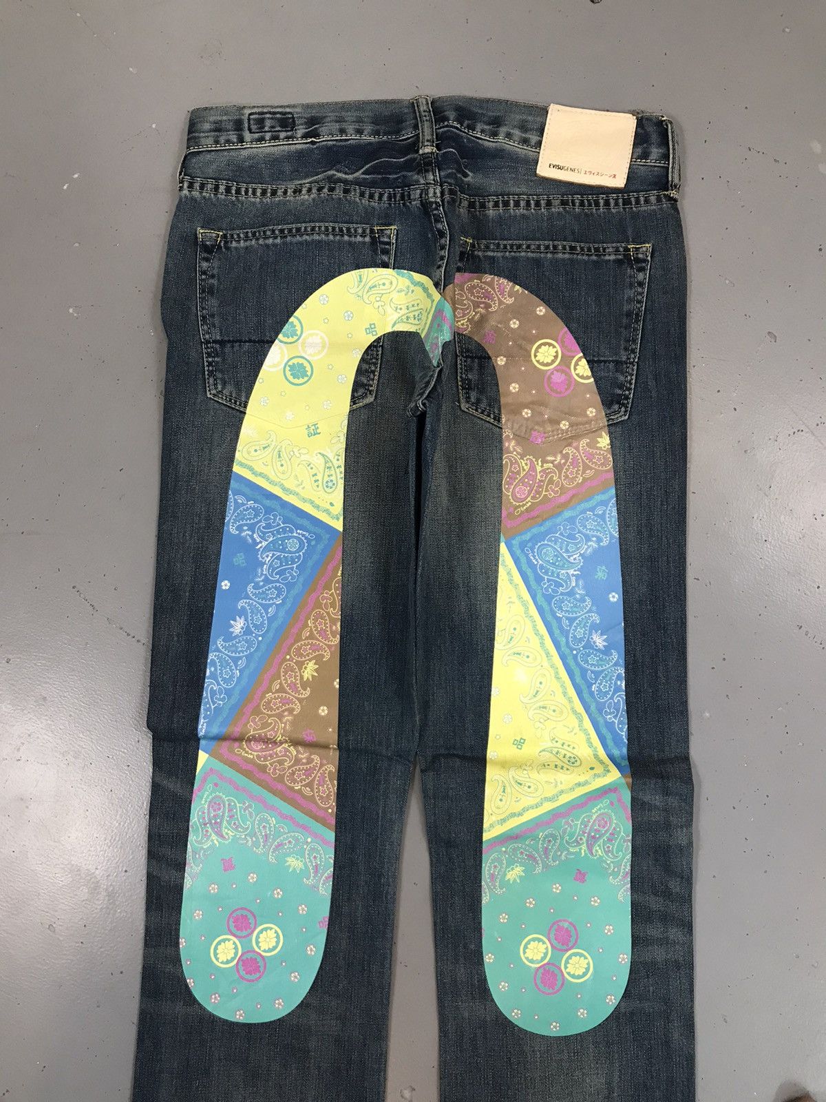 Japanese Brand × Vintage Vintage Evisu inspired crazy diecock denim Size US 30 / EU 46 - 11 Thumbnail
