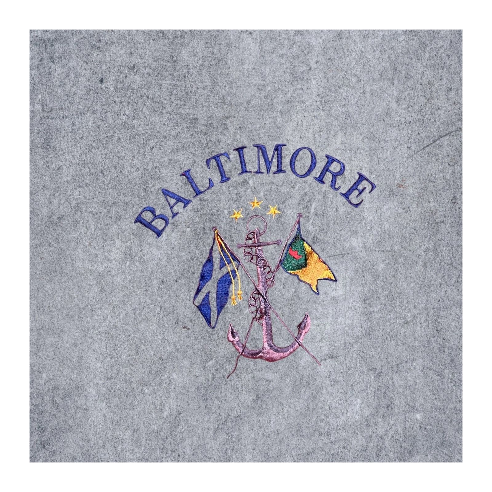 Vintage Vintage Sweatshirt Baltimore Destination Sweatshirt Checkere Size US XL / EU 56 / 4 - 2 Thumbnail