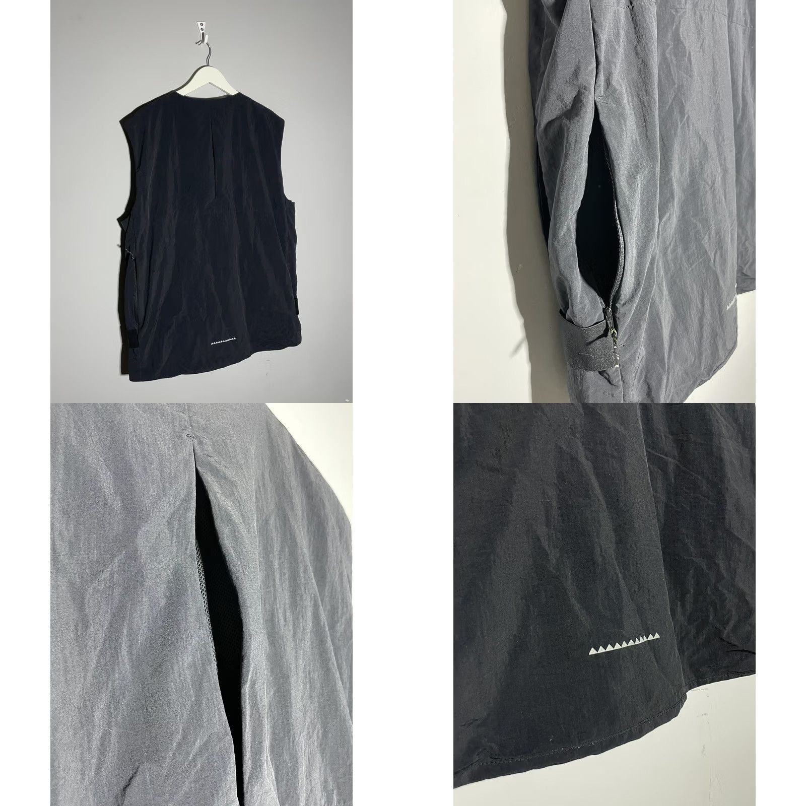 Quiksilver Quiksilver Nylon Y2k Streetwear Style Multi Pocket Sleeveless Jacket XL Black Casual Surf Streetwear Mens Jacket Size US XL / EU 56 / 4 - 9 Thumbnail