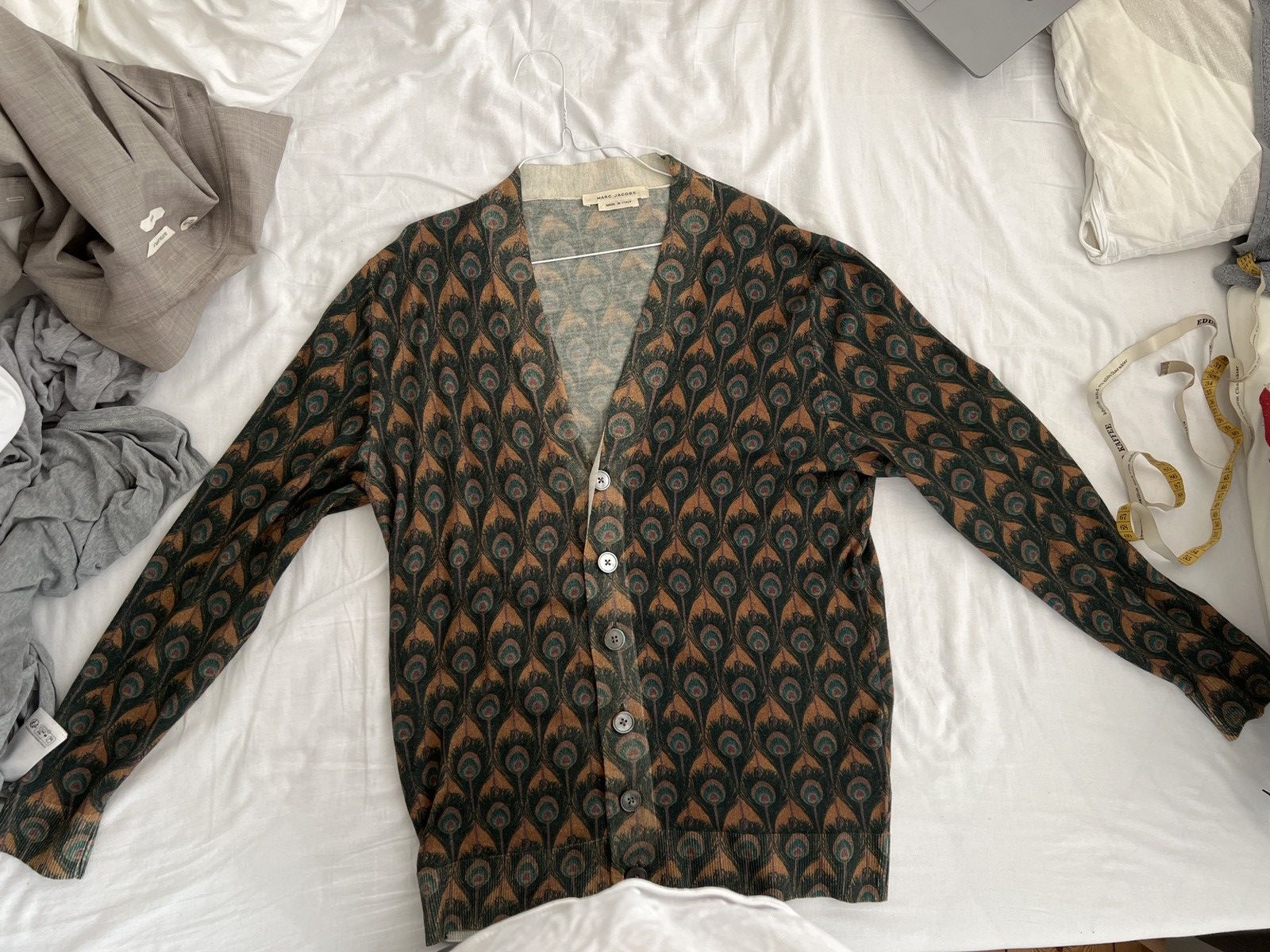 Marc Jacobs Marc Jacobs Peacock Cardigan Pre-Summer Season 2014 Size US M / EU 48-50 / 2 - 11 Thumbnail