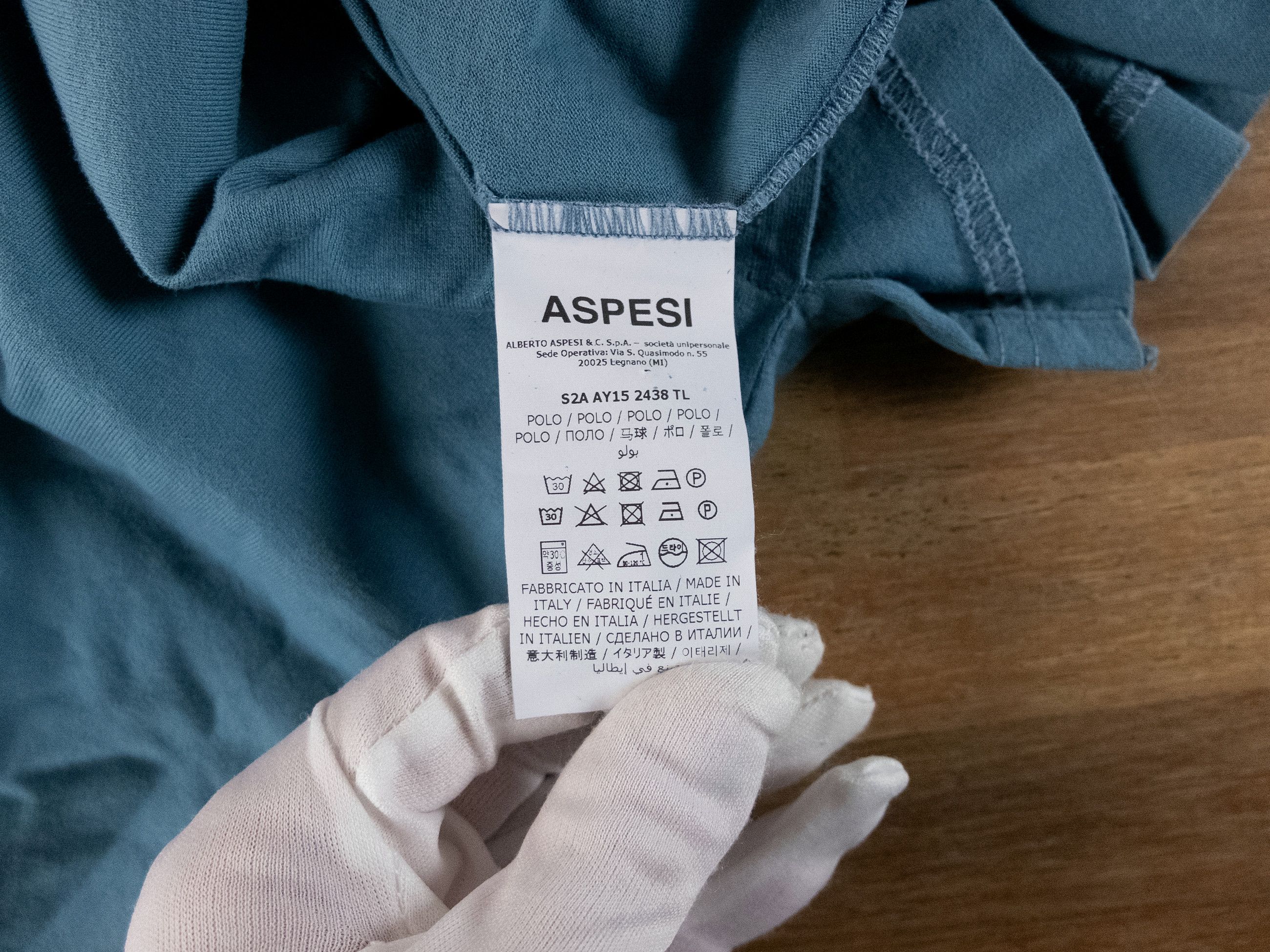 Aspesi ASPESI Italy blue cotton polo shirt Size XXL authentic q Size US XXL / EU 58 / 5 - 5 Thumbnail