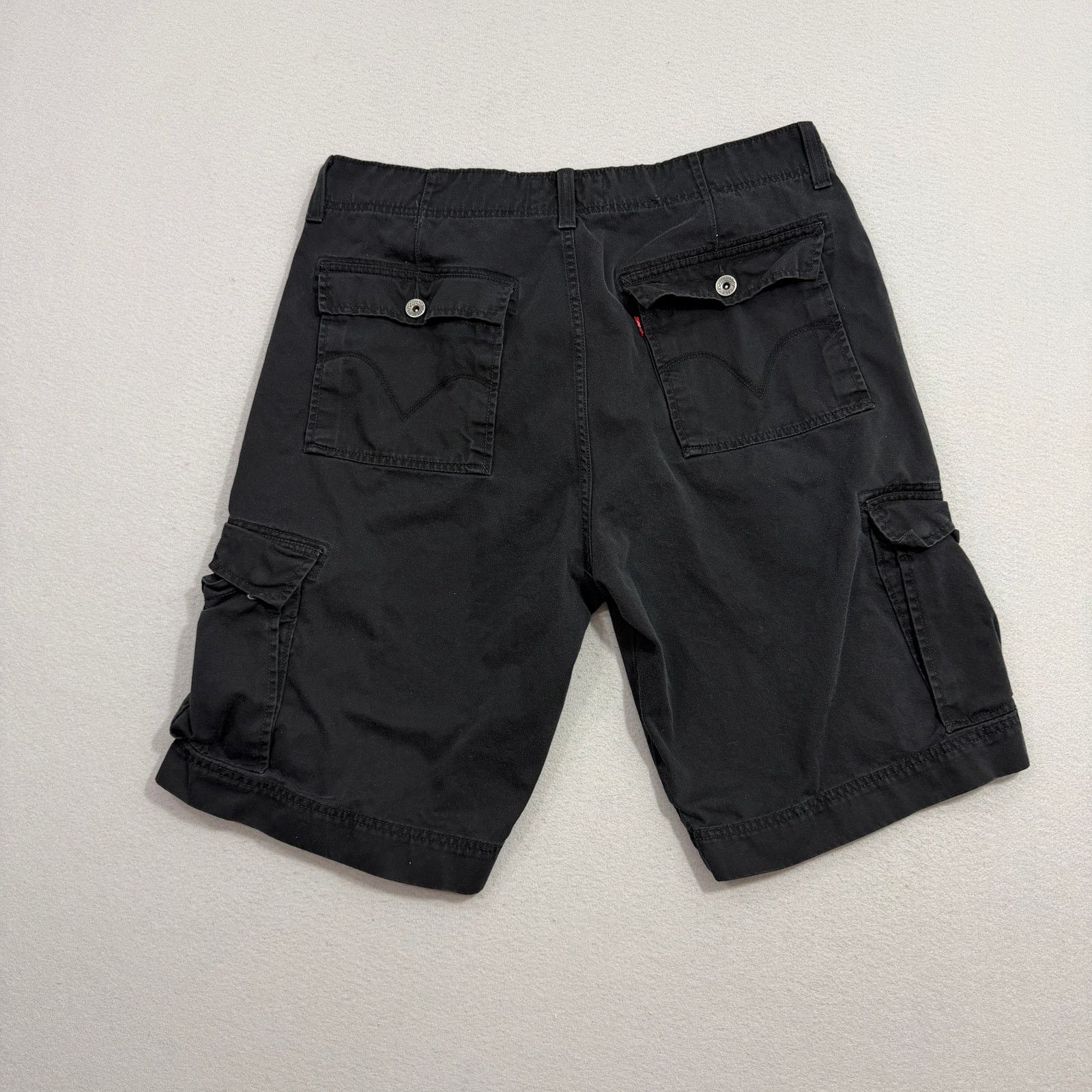 Levi's Vintage Levis Cargo Shorts 38 Black 12" Inseam Paratrooper Size US 38 / EU 54 - 8 Thumbnail