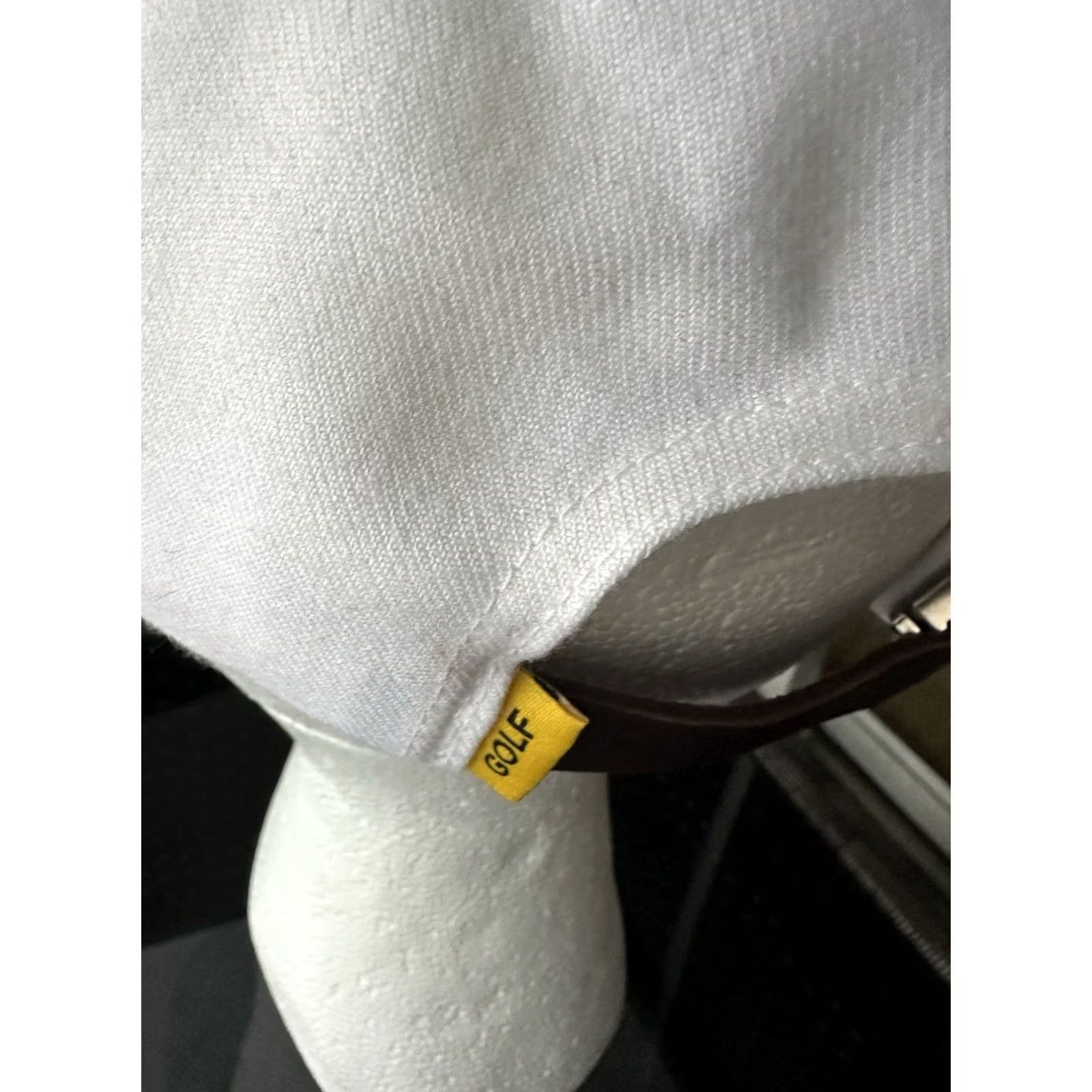 Golf Wang Golf Wang White G Logo Leather Strap back Hat Cap USA Made in Tyler The Creator Size ONE SIZE - 5 Thumbnail