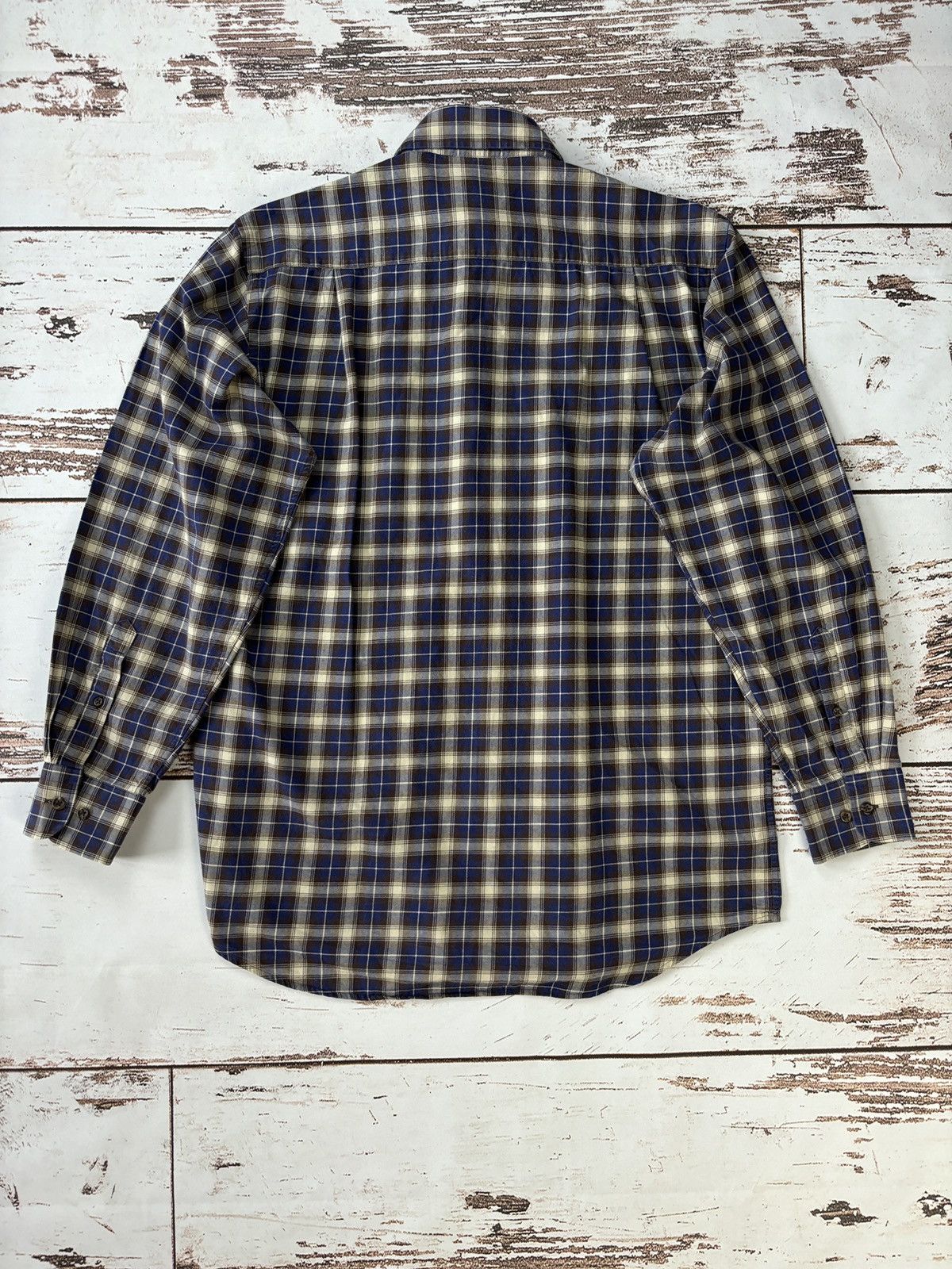Burberry Burberry London Vintage Checkered Button Up Shirt Size US M / EU 48-50 / 2 - 4 Thumbnail