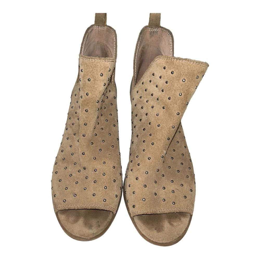 Lucky Brand Lucky Brand l Barlenna Leather Studded Open Toe Bootie 6.5 Size US 6.5 / IT 36.5 - 2 Thumbnail