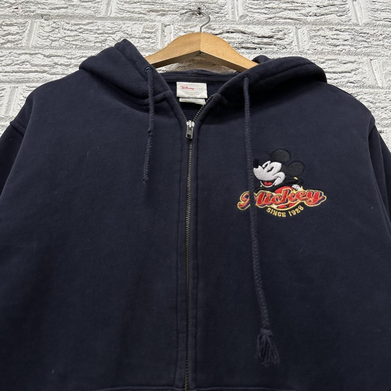 Mickey Mouse × Vintage Vintage Mickey Mouse Disney Zip Up Sweatshirt Small Size US S / EU 44-46 / 1 - 2 Thumbnail