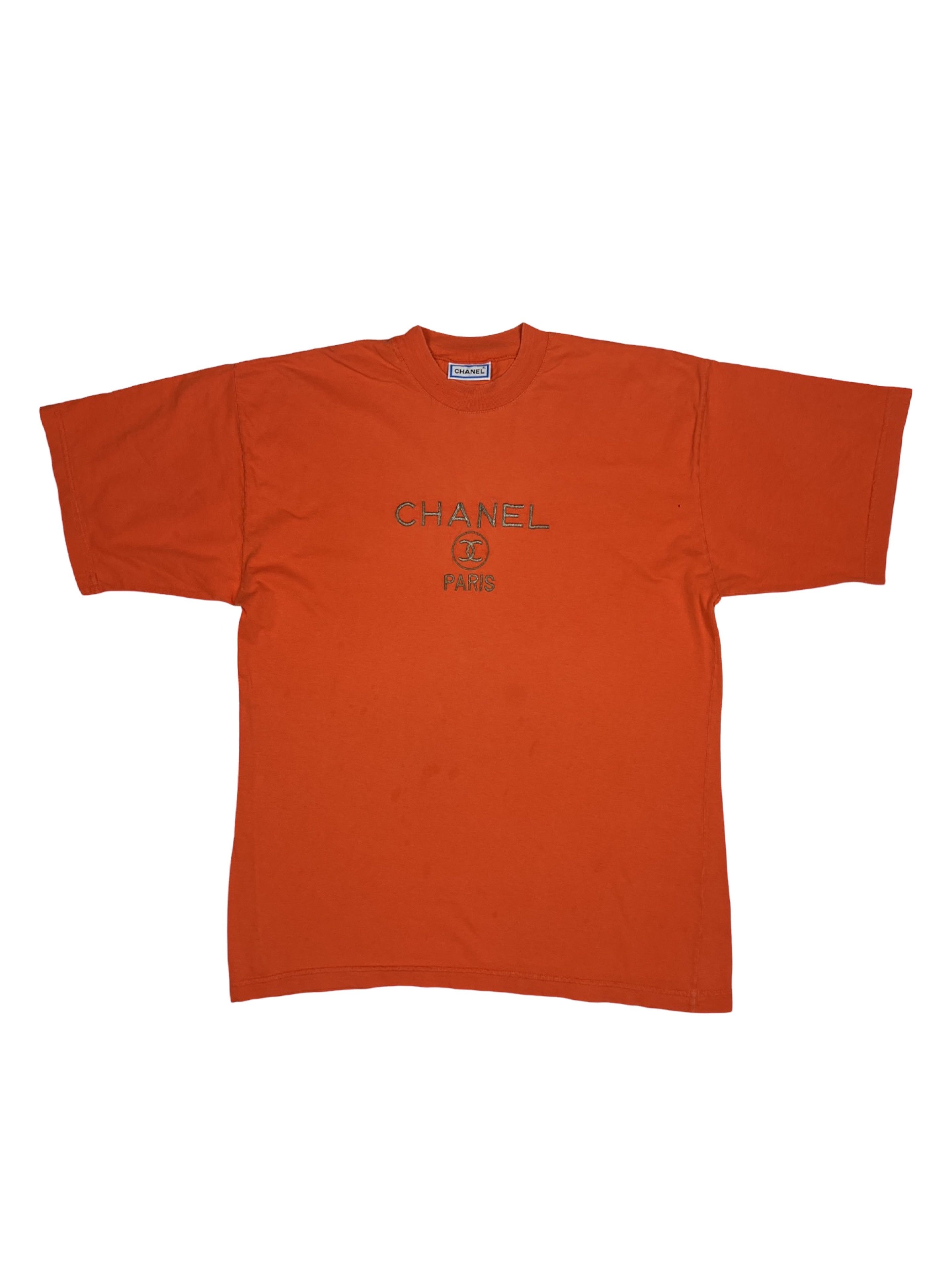 Designer × Vintage Vintage Embroidered Logo 90s Tee Size US XL / EU 56 / 4 - 1 Thumbnail