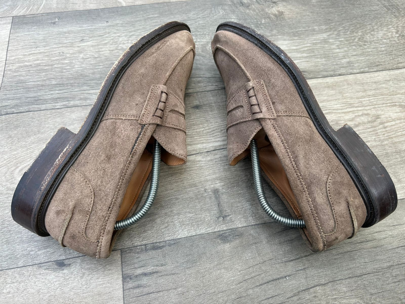 Tricker's Tricker's James Penny Suede Loafers Sz 8 UK Size US 9 / EU 42 - 10 Thumbnail