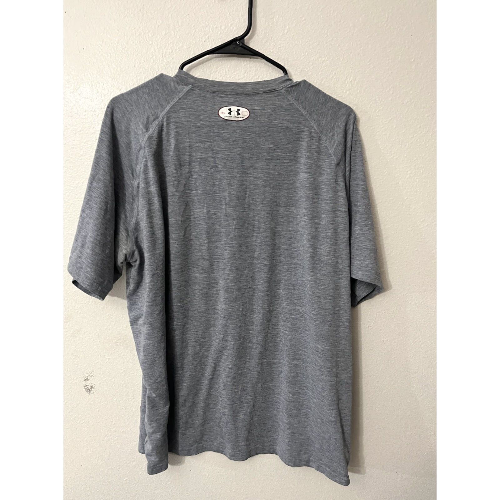 Under Armour Under Armour Men's T-Shirt XL Gray Short Sleeve Crew Neck Graphic Logo Cotton Regular Size US XL / EU 56 / 4 - 2 Thumbnail