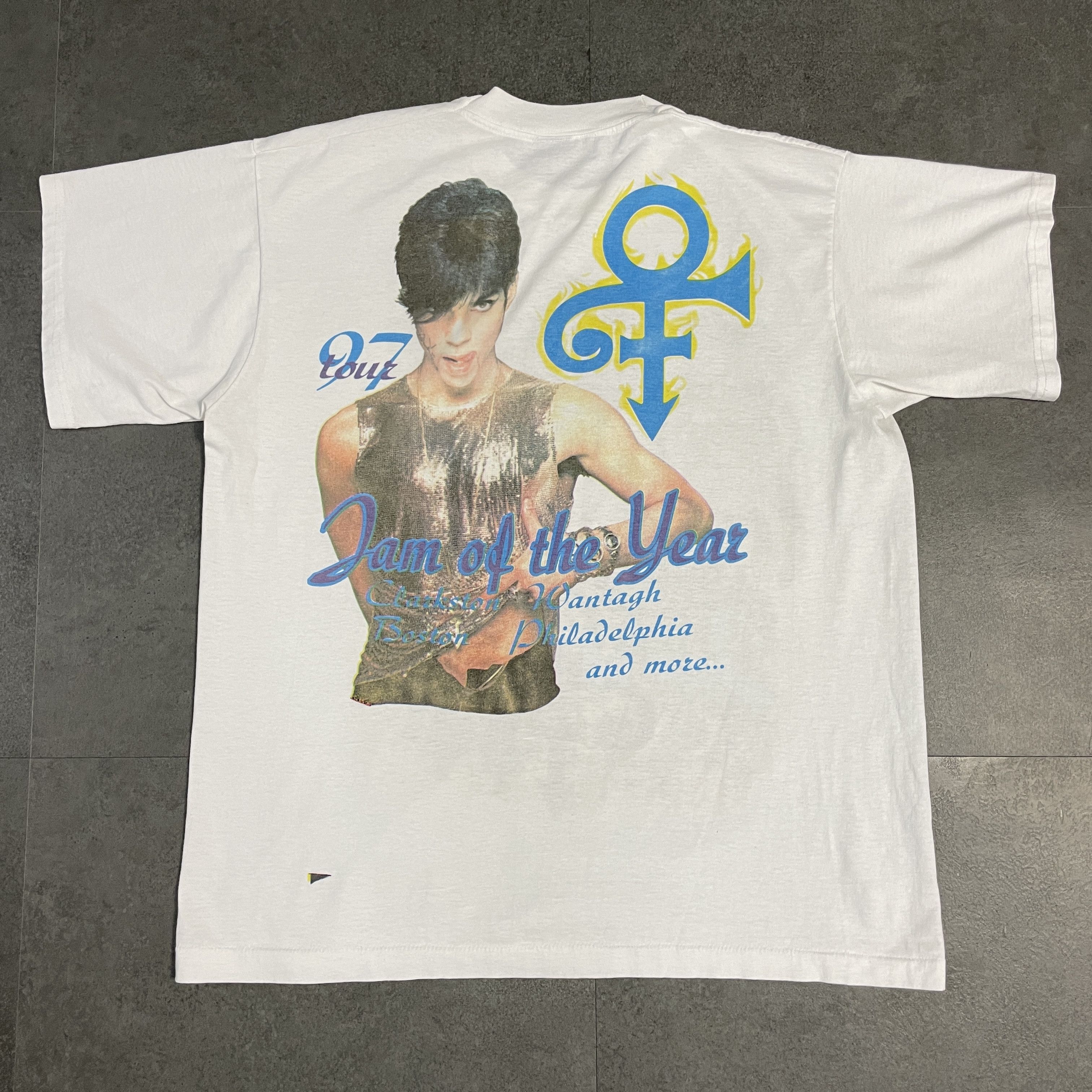 Band Tees Vintage 90s Prince Tour Shirt Size US XL / EU 56 / 4 - 2 Thumbnail