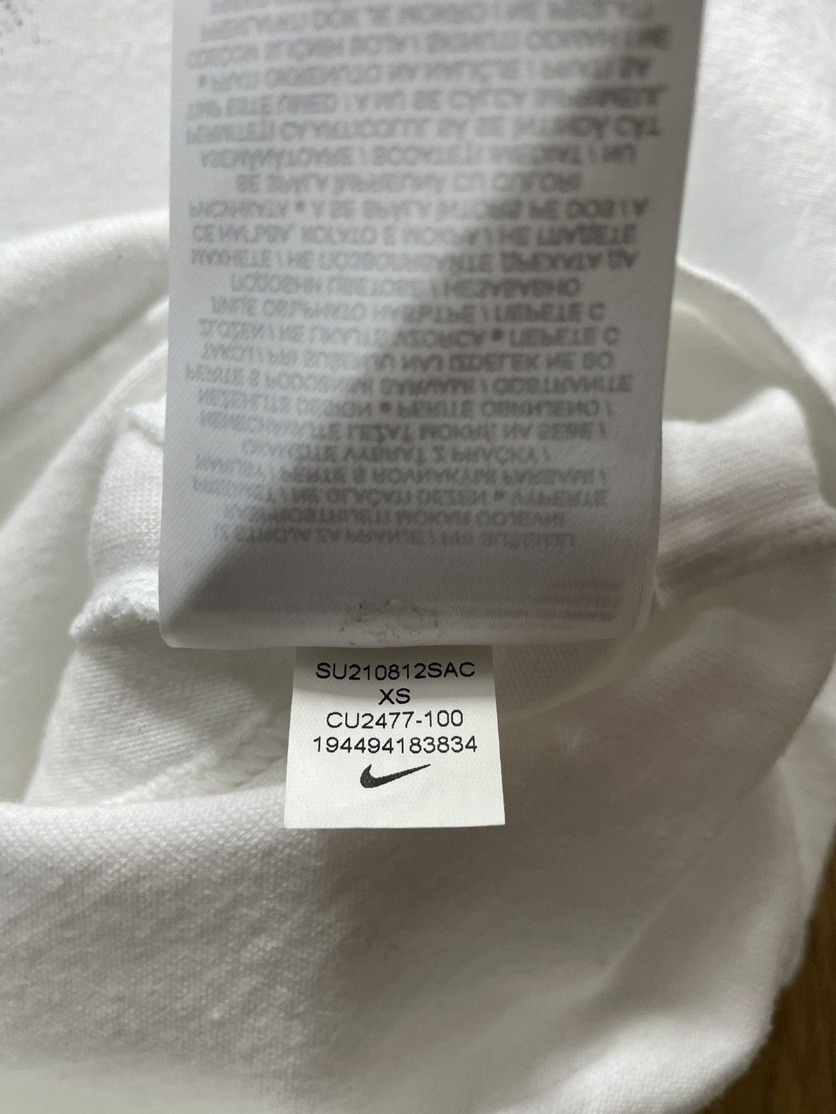 Nike × Off-White Nike x off-white tee white XS t-shirt Size US XS / EU 42 / 0 - 10 Thumbnail