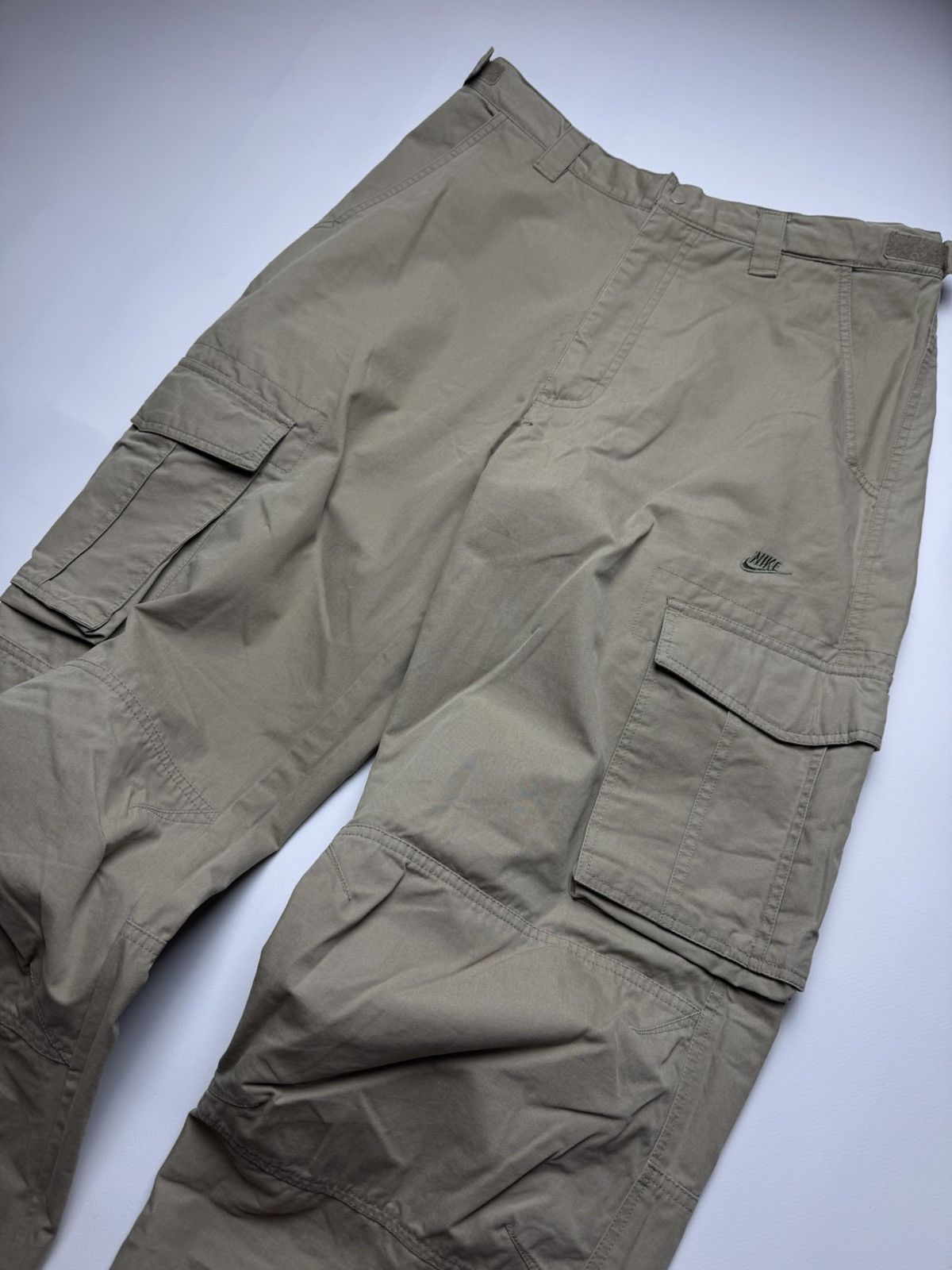 Nike Vintage Nike Gorpcore Khaki Cargo Pants Size US 34 / EU 50 - 2 Thumbnail