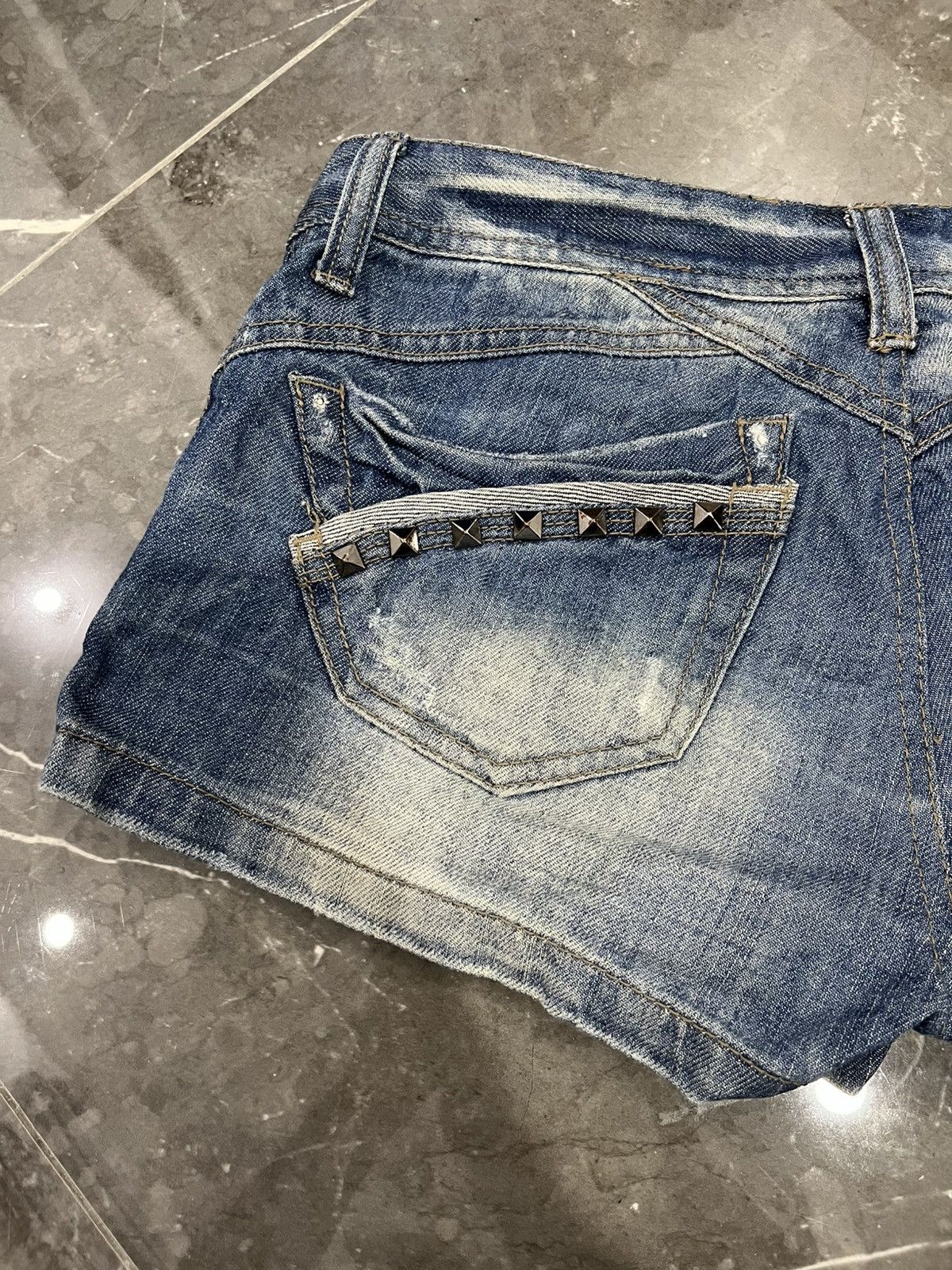 If Six Was Nine × Japanese Brand × KMRii Tankus studed vkei styled Size 31" - 7 Thumbnail