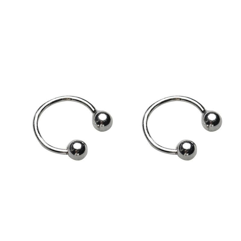 Jewelry × Sterling Silver Future Earrings One Pairs Chrome Jewelry Size ONE SIZE - 5 Thumbnail