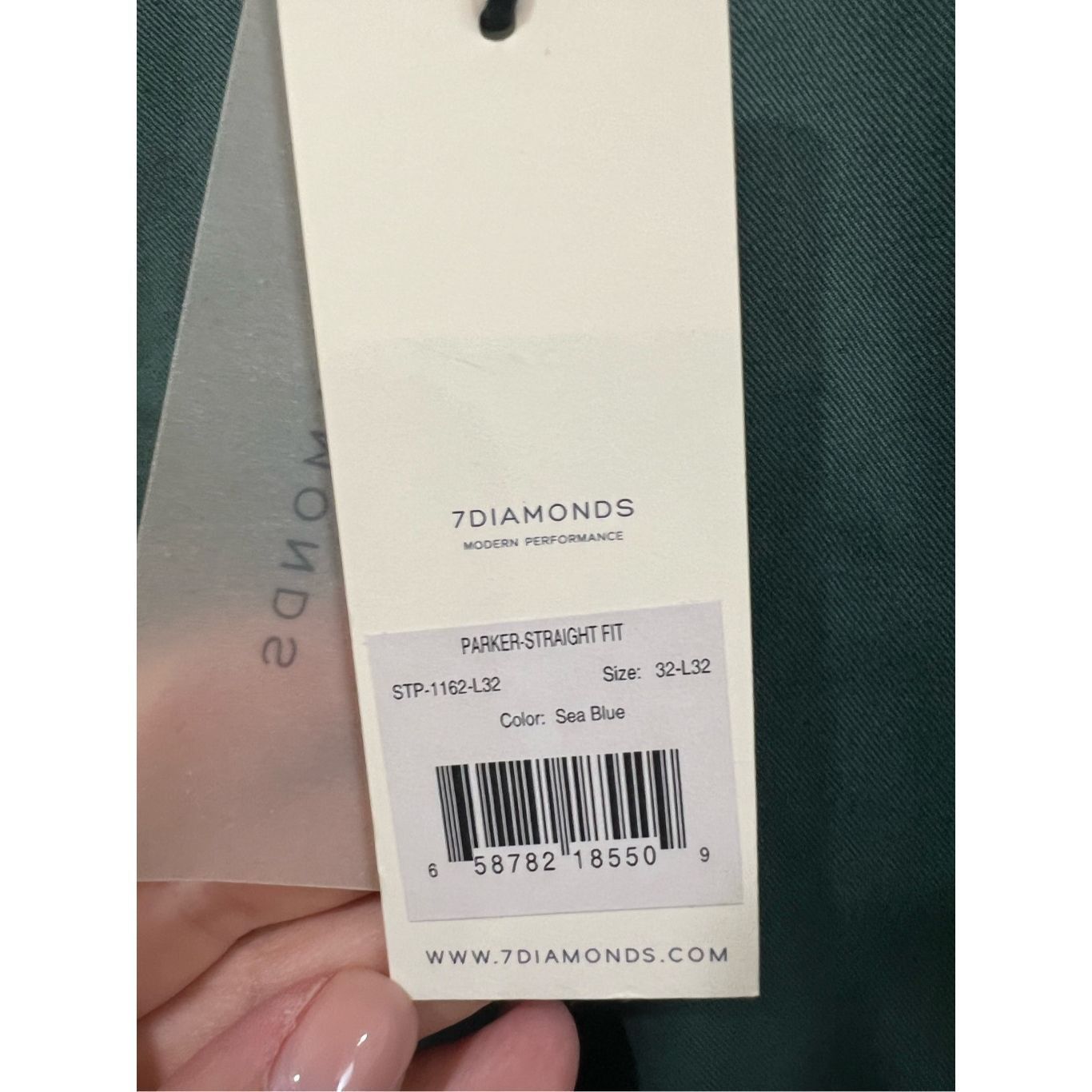 7Diamonds 7Diamonds Parker Straight Fit Pants Green Sea Blue Performan Size US 32 / EU 48 - 4 Thumbnail