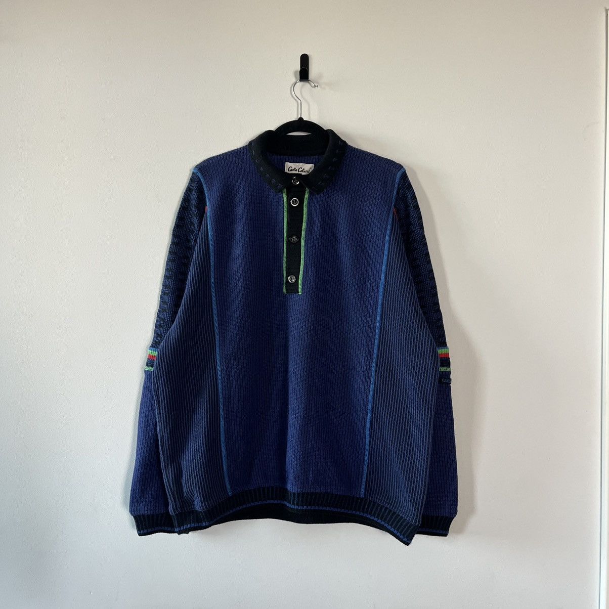 Carlo Colucci Carlo Colucci Vintage Knit Sweater Luxury Streetwear Oversiz Size US XL / EU 56 / 4 - 11 Thumbnail