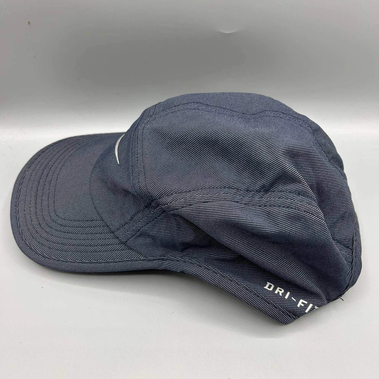 Nike Nike AW84 Dri-Fit Hat Men Blue Striped Strap Back Cap Size ONE SIZE - 6 Thumbnail