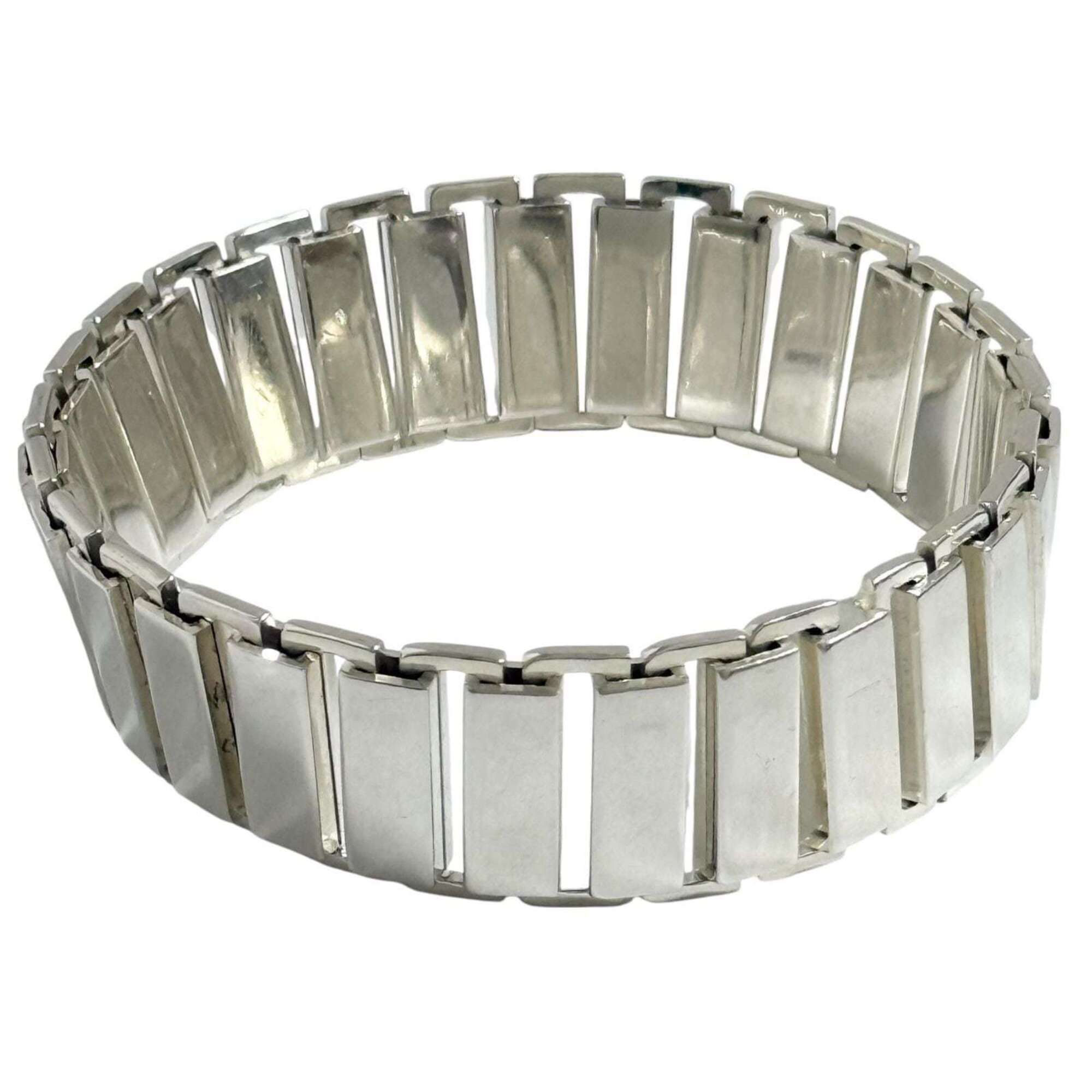 Gucci Gucci Men's and Women's Wide Bracelet, Sterling Silver (925) Size ONE SIZE - 1 Thumbnail