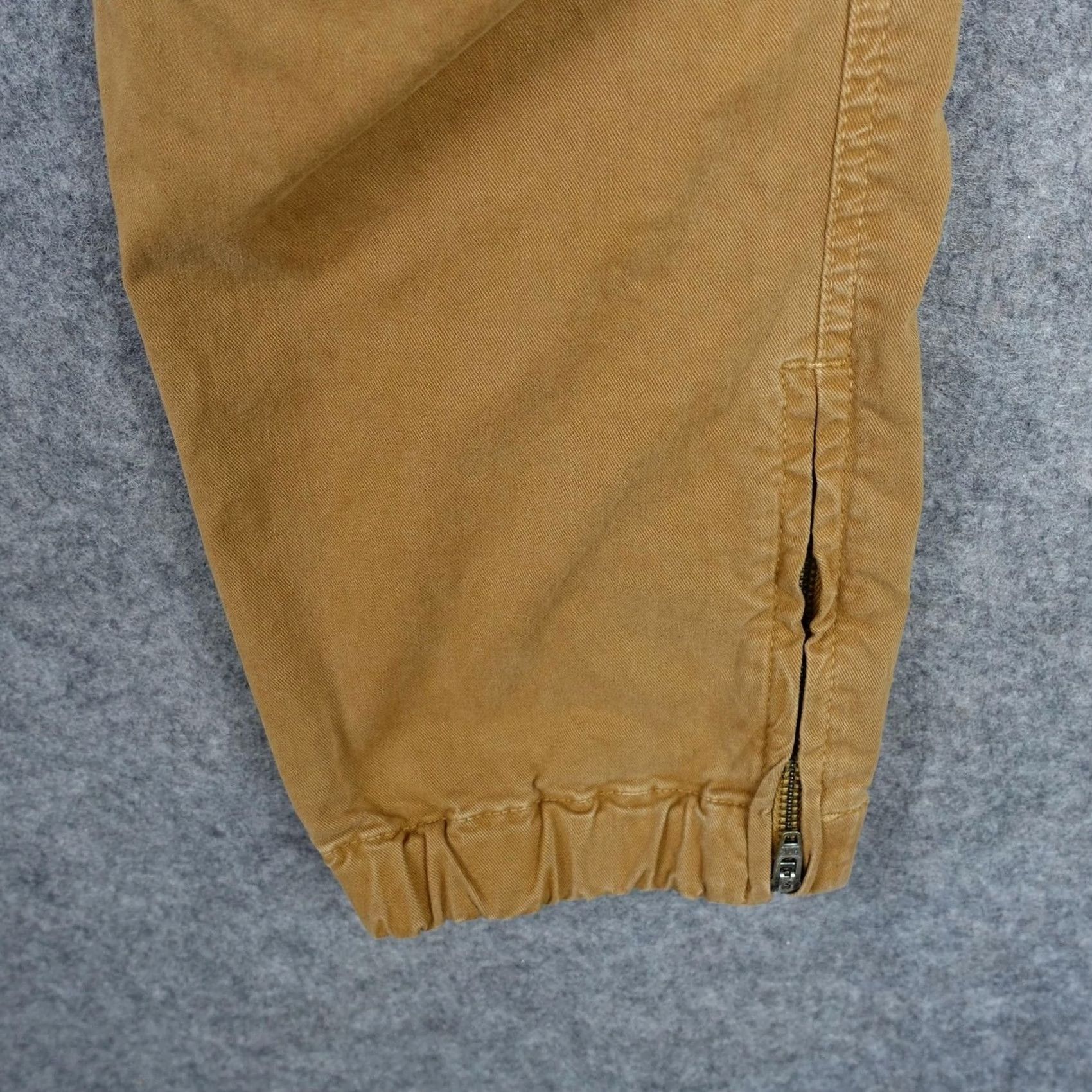 Nili Lotan Nili Lotan Pants Womens 4 Brown Twill Jogger Ankle Zip Cuffed Pockets Casual 80 Size 27" / US 4 / IT 40 - 7 Thumbnail