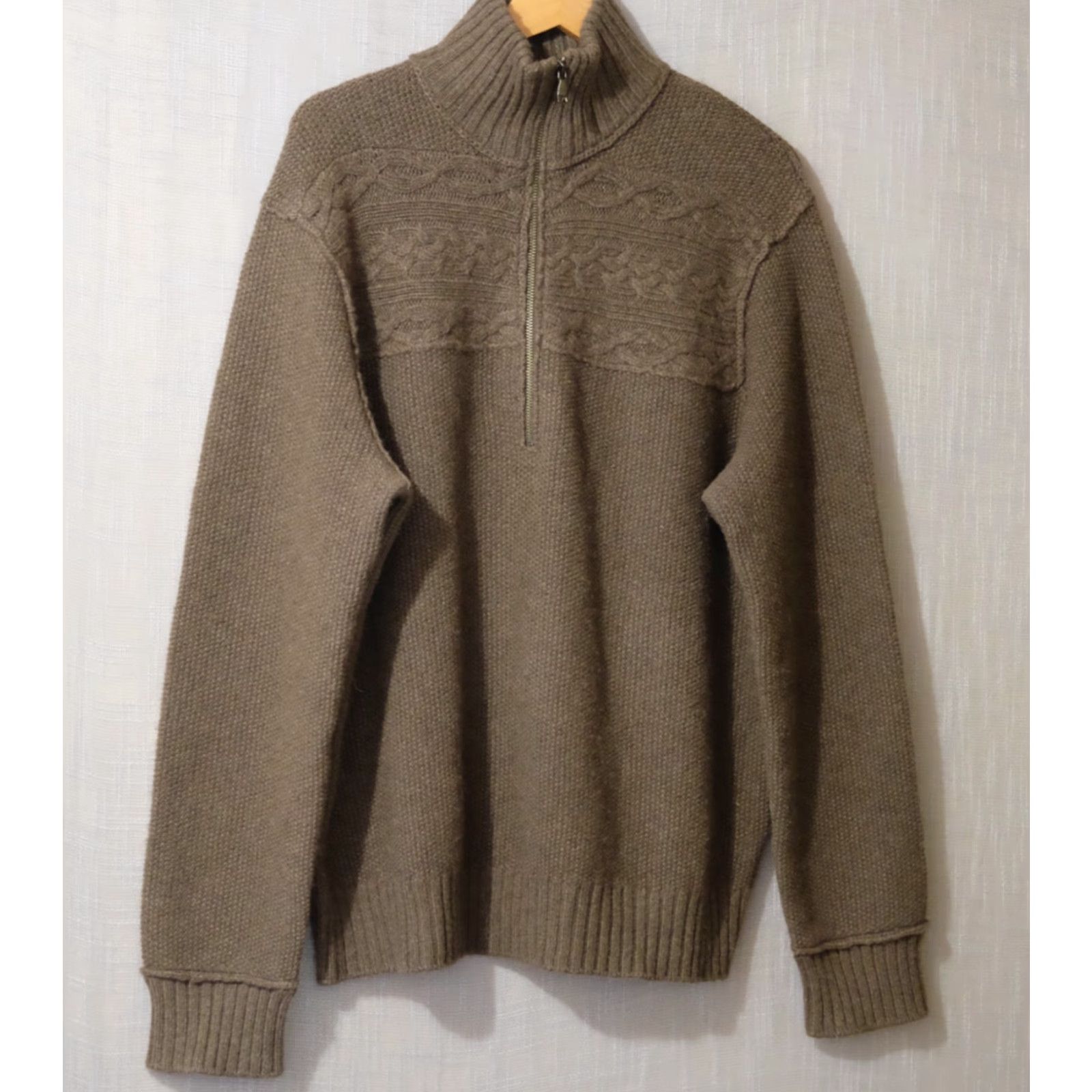 Banana Republic Banana Republic Heritage Wool/Acrylic/Alpaca Sweater Green Men's XL #H85-31 Navy? Size US XL / EU 56 / 4 - 2 Thumbnail