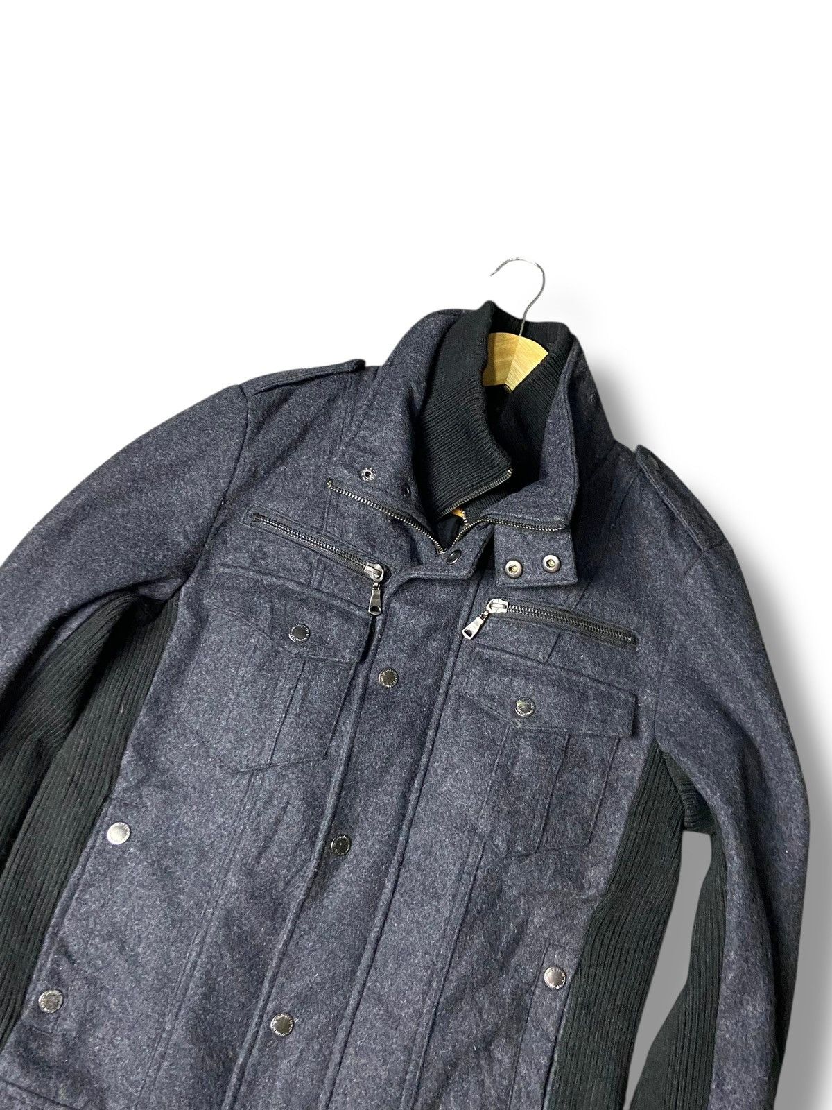 semanticdesign Semantic Design Dual Zipper Washed Grey Jacket (156) Size US M / EU 48-50 / 2 - 4 Thumbnail