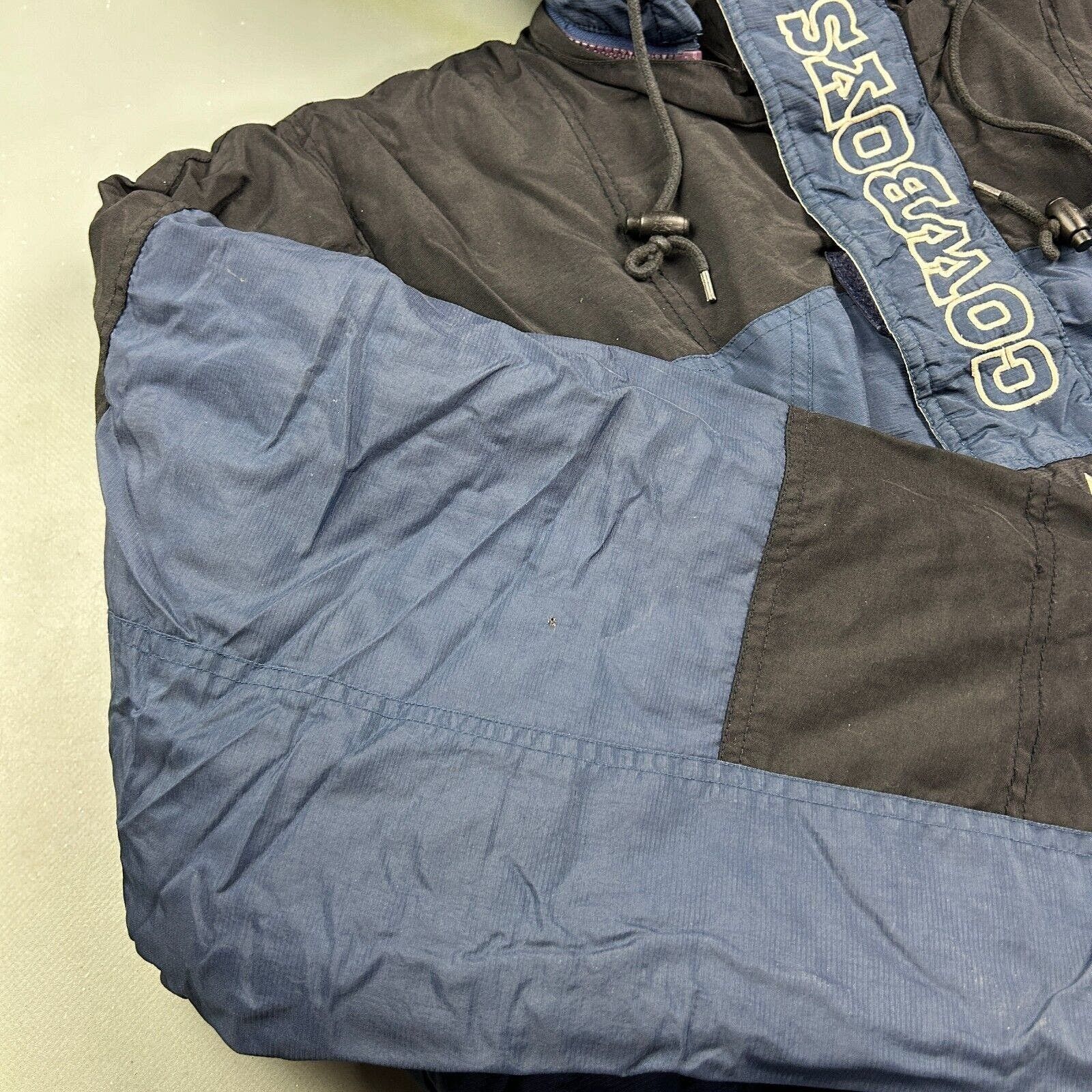 Starter VINTAGE 90s Dallas Cowboys Starter Anorak 1/4 Zip Jacket M Size M / US 6-8 / IT 42-44 - 8 Thumbnail
