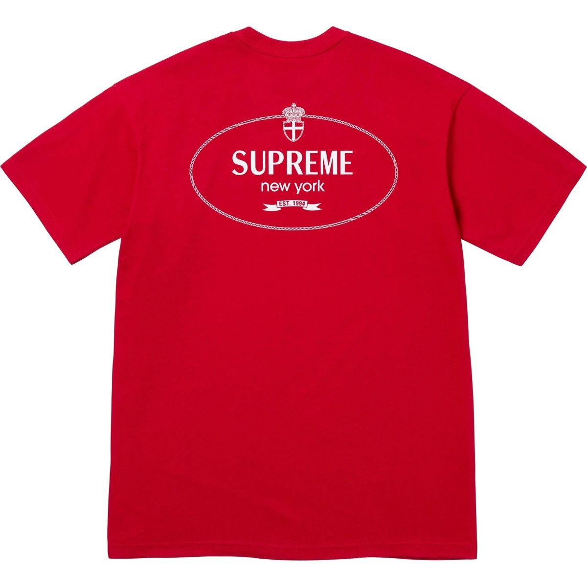 Supreme Supreme Crest Tee Size US L / EU 52-54 / 3 - 1 Thumbnail