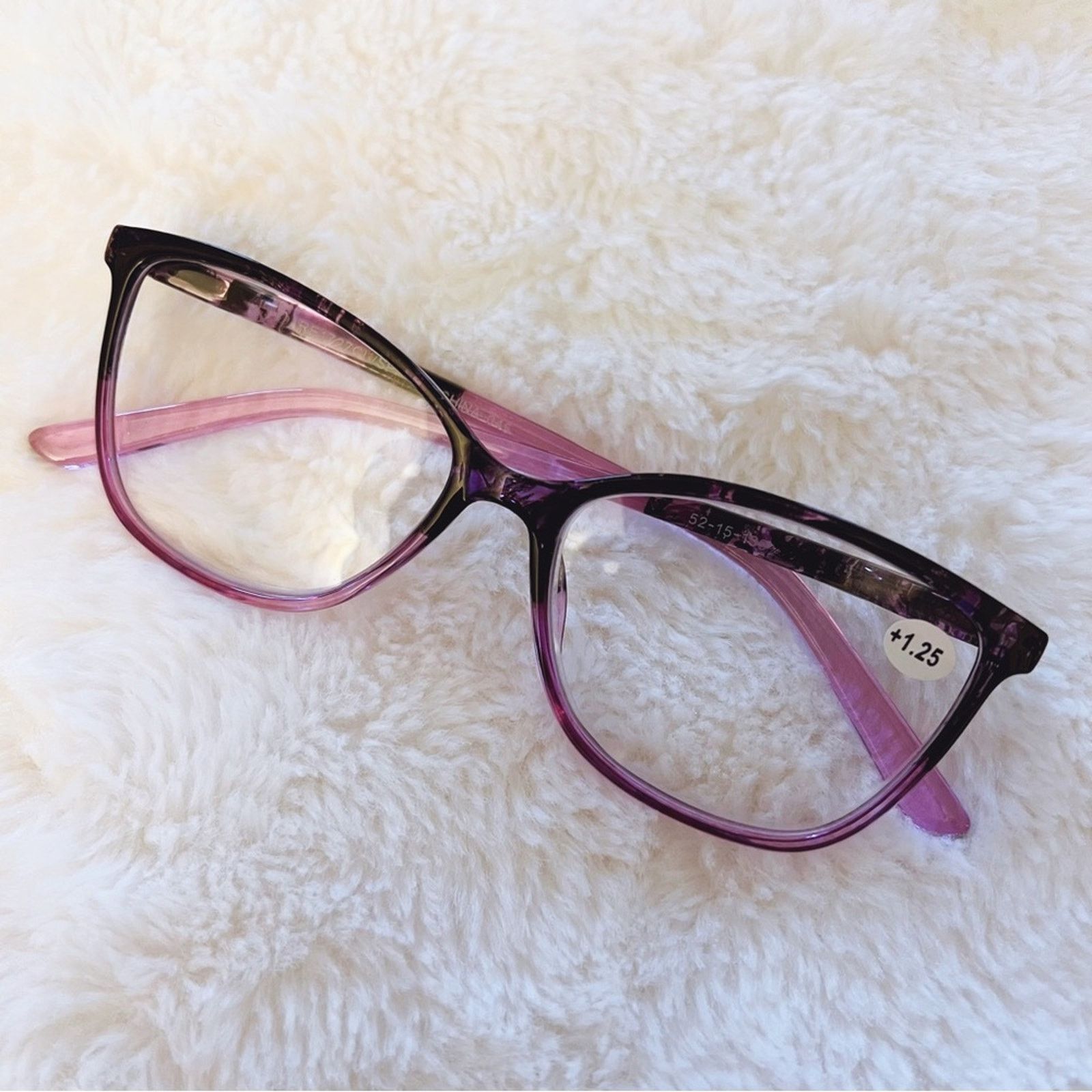 Other Eli Light Purple & Black Two Tone Reader Glasses Size ONE SIZE - 1 Thumbnail