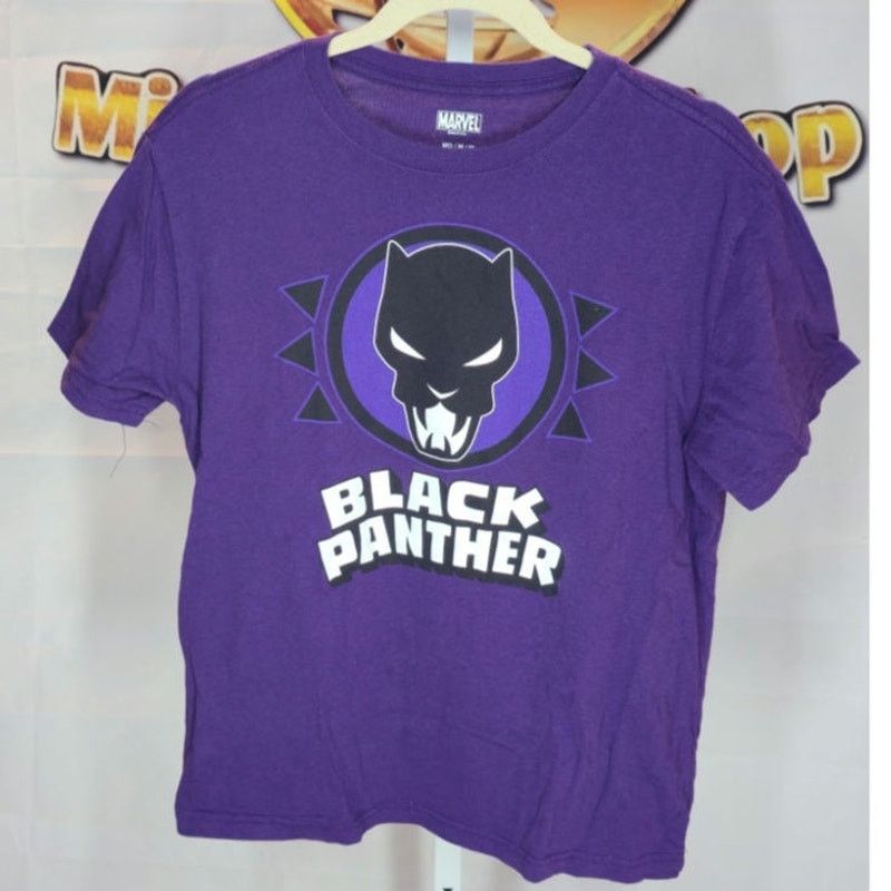 Marvel Comics Marvel Black Panther Purple Graphic T-Shirt Size Medium Size M / US 6-8 / IT 42-44 - 1 Thumbnail