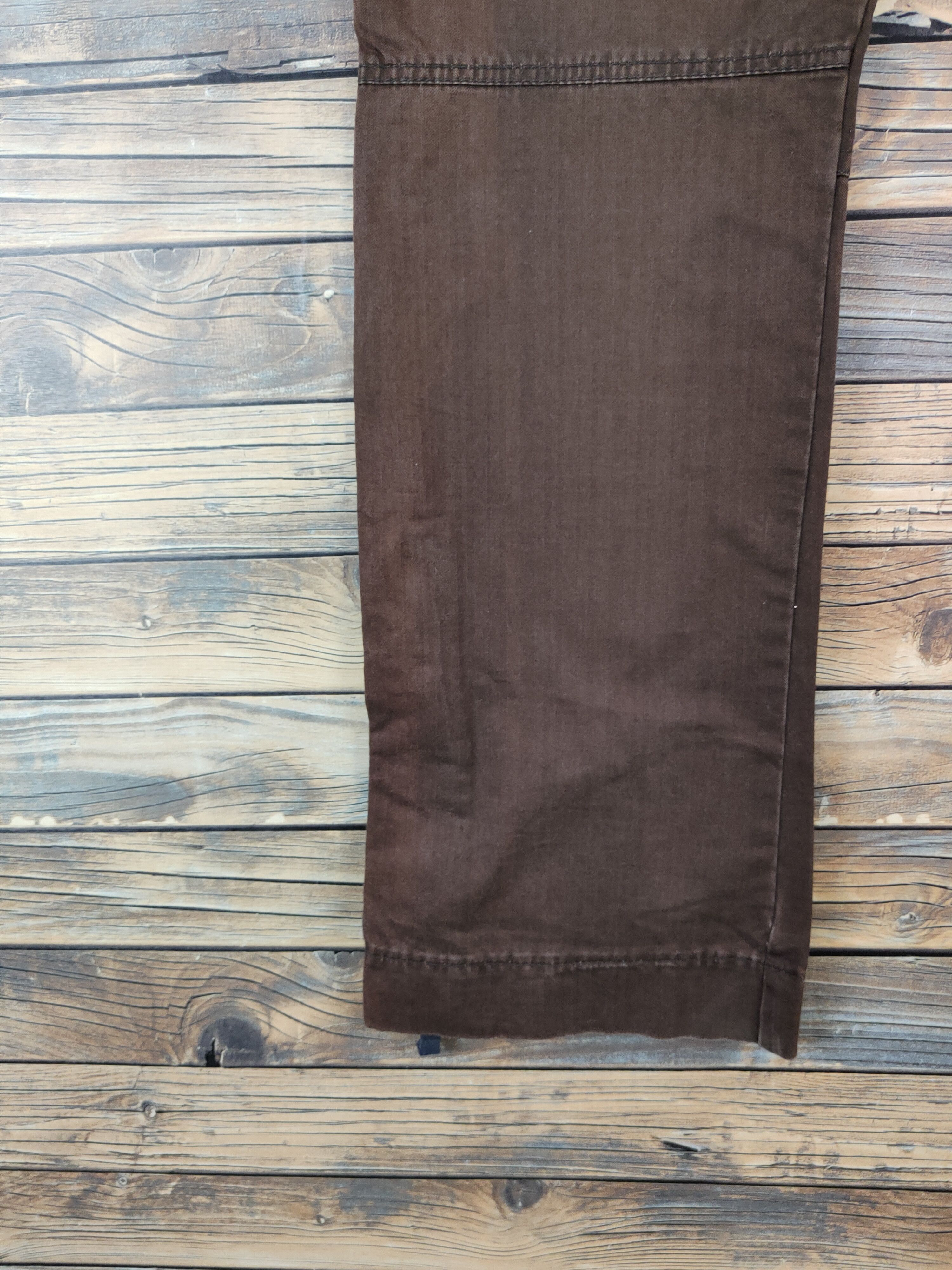 Japanese Brand L-07B52X Japan Dark Brown Multipocket Cargo Pants #W1011 Size US 31 - 10 Thumbnail