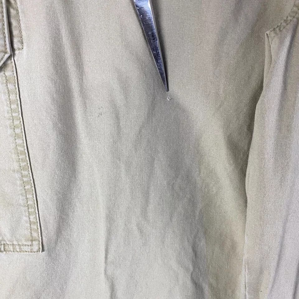 L.L. Bean LL Bean Cargo Pants Men's 38x30 Natural Fit Light Yellow Size US 38 / EU 54 - 4 Thumbnail