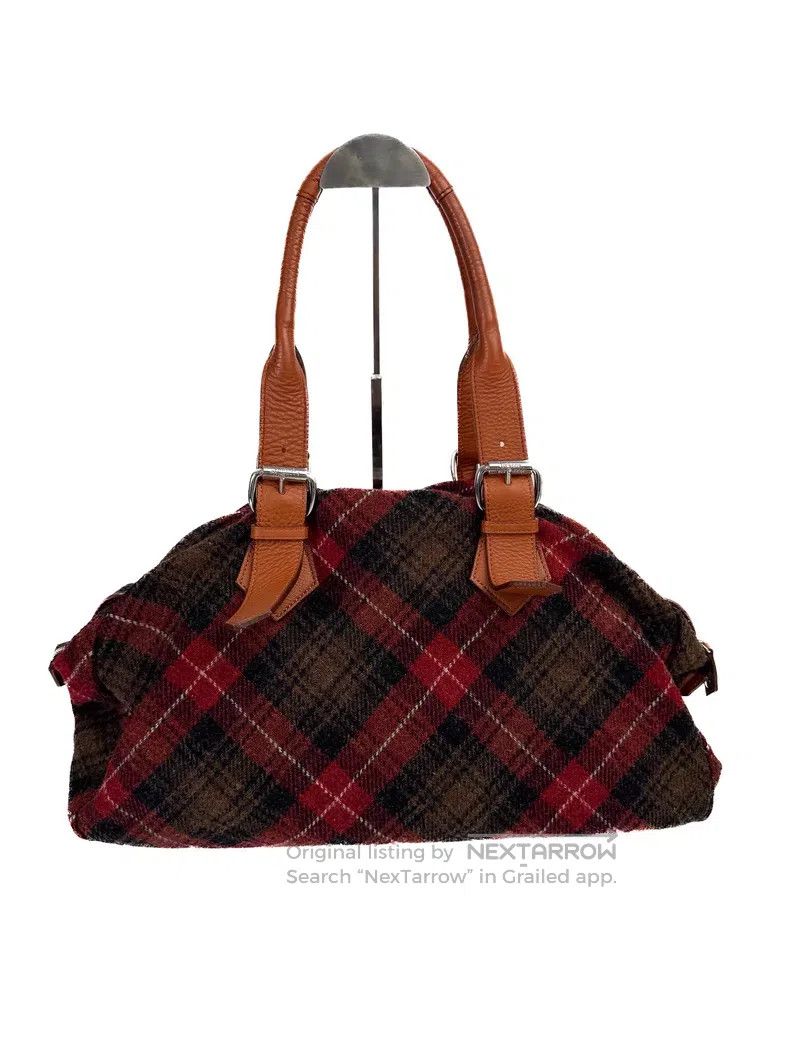 Vivienne Westwood Vivienne Westwood size OS Tweed Checkered Bowling Bag/Shoul Size ONE SIZE - 5 Thumbnail