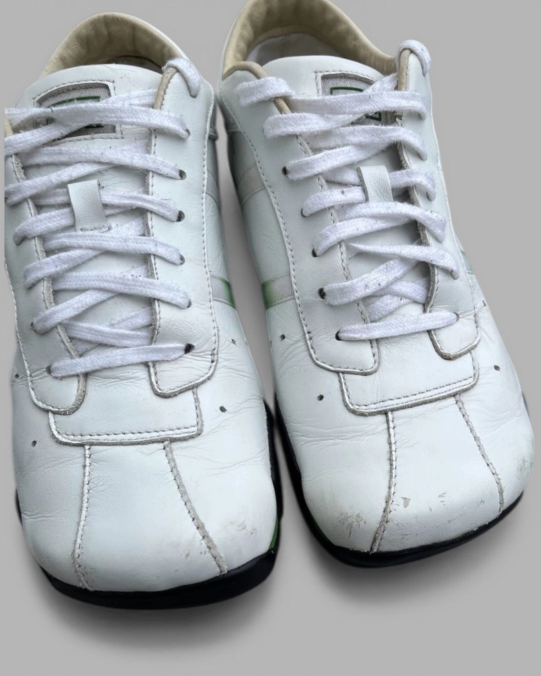 Diesel 🔥Vintage 2000’s DIESEL Low Top Leather Sneakers Size US 9 / IT 39 - 7 Thumbnail