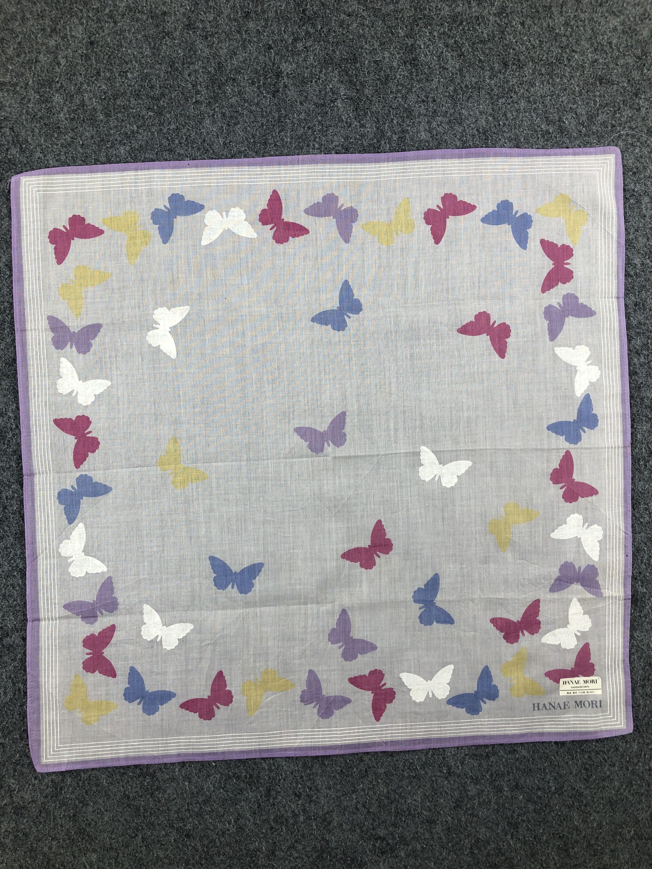 Hanae Mori × Japanese Brand × Vintage Hanae Mori Handkerchief / Bandana / Neckerchief Size ONE SIZE - 3 Thumbnail