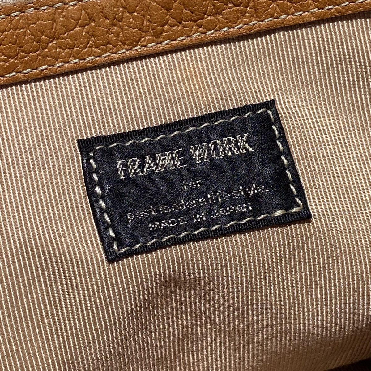 Japanese Brand × Kapital × Vintage Framework Brown Tumbled Leather Saddlebag Boho MADE IN JAPAN Size ONE SIZE - 13 Thumbnail