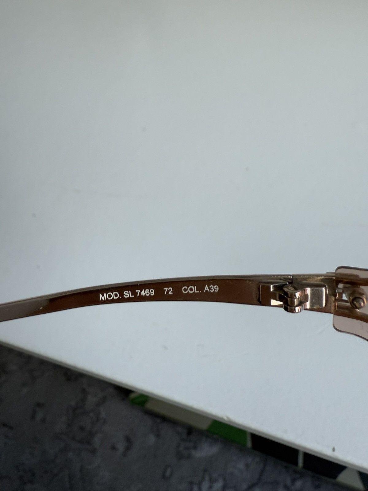 Fendi × Vintage Vintage y2k Fendi rose gold rimless sunglasses avantgarde Size ONE SIZE - 12 Thumbnail