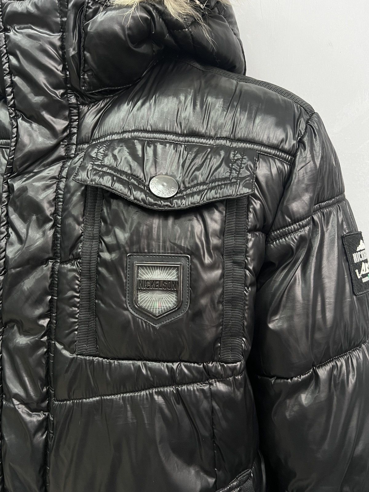 Hysteric Glamour Vintage Puffer Jacket Fur Hood Black Winter if six was nine Size US L / EU 52-54 / 3 - 3 Thumbnail