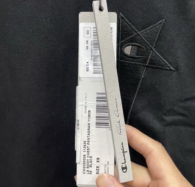 Rick Owens Rick Owens RO Champion black jumpsuit sweater - DMC Size US XS / EU 42 / 0 - 3 Thumbnail