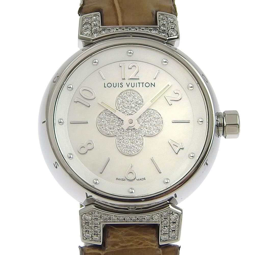 Louis Vuitton Louis Vuitton Louis Vuitton Tambour Forever Stainless Steel Quartz Metal Quartz Q121P DUTY FREE for USA Size ONE SIZE - 1 Thumbnail