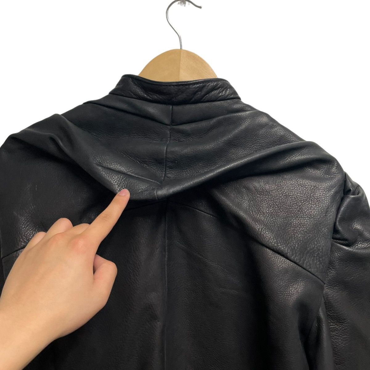 Designer Rexyeewang leather hunchback jacket Size US M / EU 48-50 / 2 - 4 Thumbnail