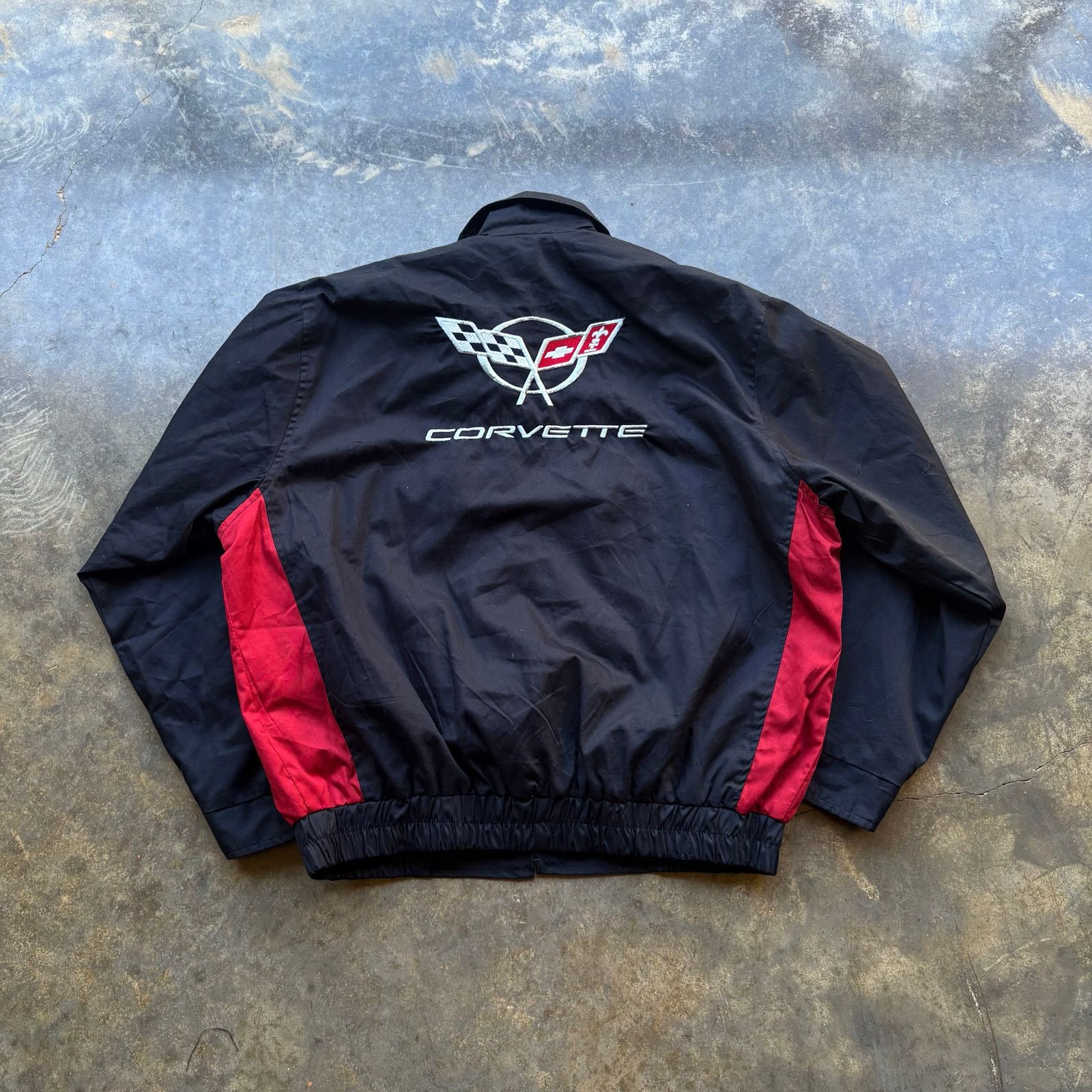 Vintage Beautiful Vintage 90s Corvette Zip Up Jacket Size US L / EU 52-54 / 3 - 6 Thumbnail