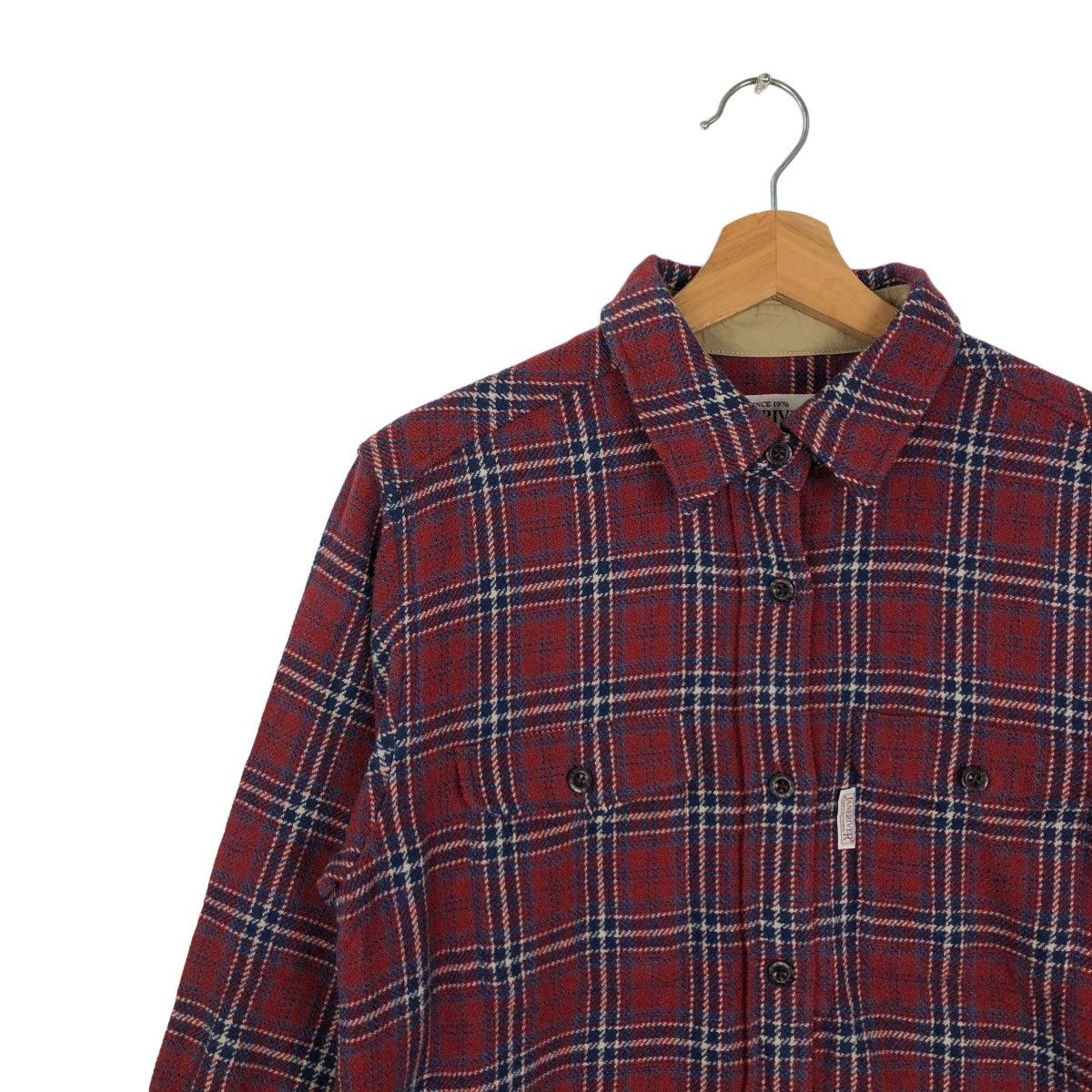 Japanese Brand 🔥VINTAGE SHIRT FLANNEL JACKET JANERIVER ISSEY MIYAKE Size US M / EU 48-50 / 2 - 6 Thumbnail