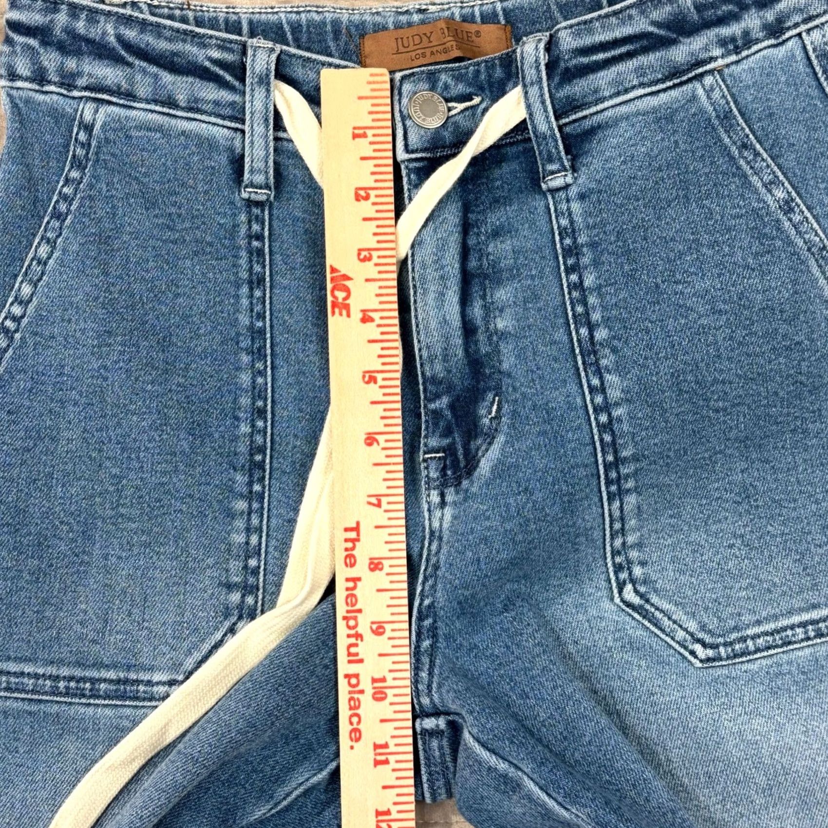 Denime Judy Blue Jogger Jeans - Light Wash Ankle Size 42" / US 20 - 4 Thumbnail